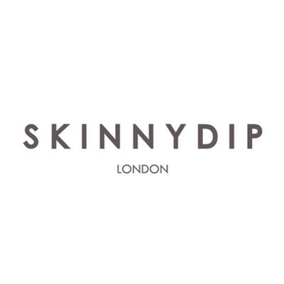 skinnydip London logo shown in the brands worked with section