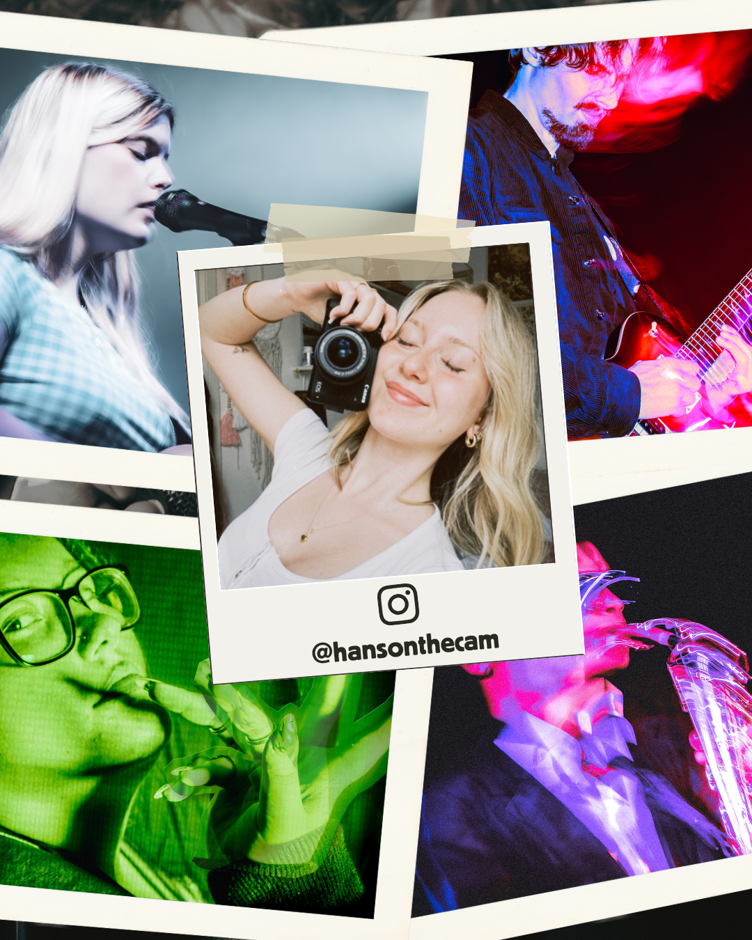 HAN I'm a concert and event photographer in Brighton. I showcase a range of sharp and dynamic movements through my work that display powerful, vibrant colours to show viewers the emotion the audience could feel! I love gig photoshoots, events, music 