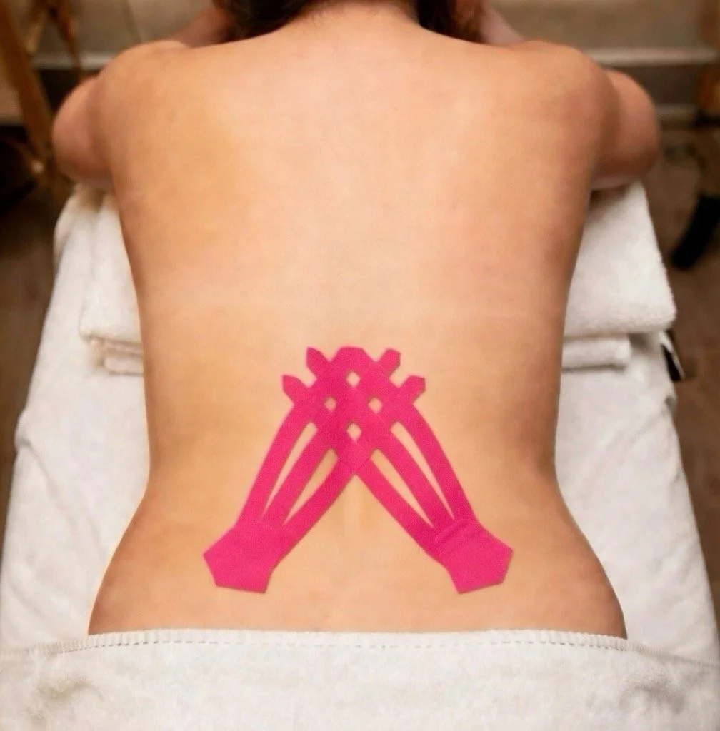 Kinesiology Tape for Lymphatic Drainage
