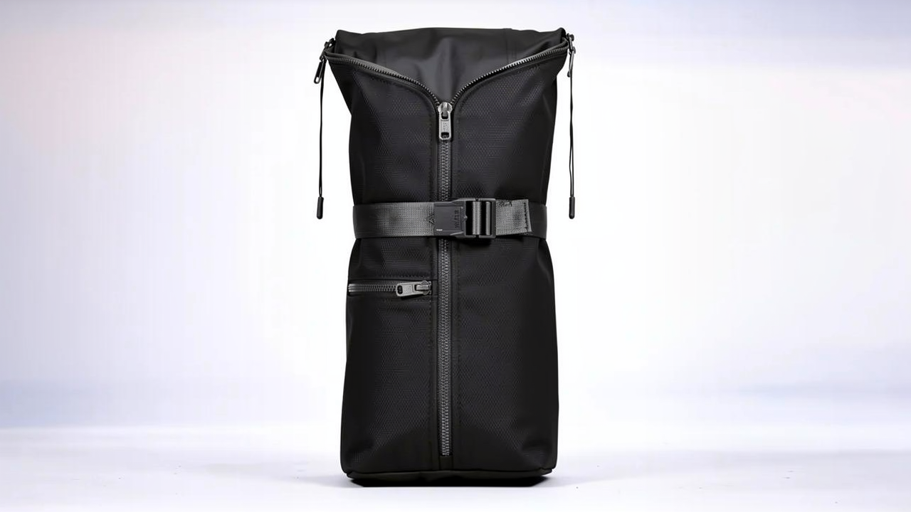 AFTERTIDE system folded into compact carry configuration