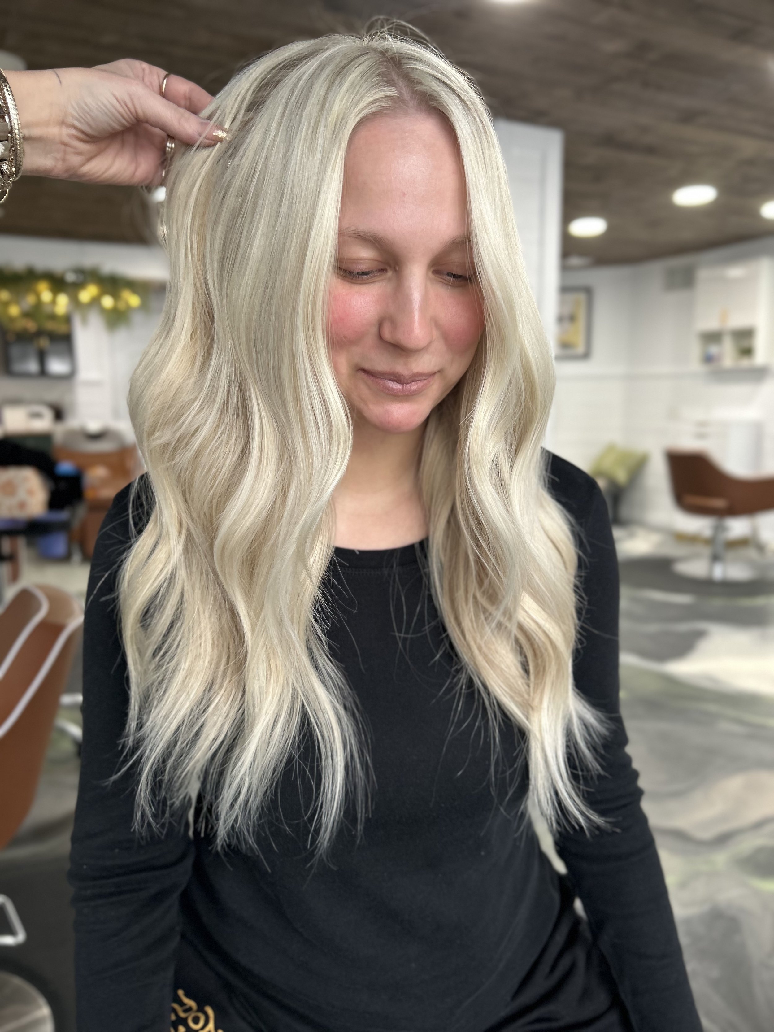 Fresh hair color and style at Bengal & Mane in Gaylord, MI
