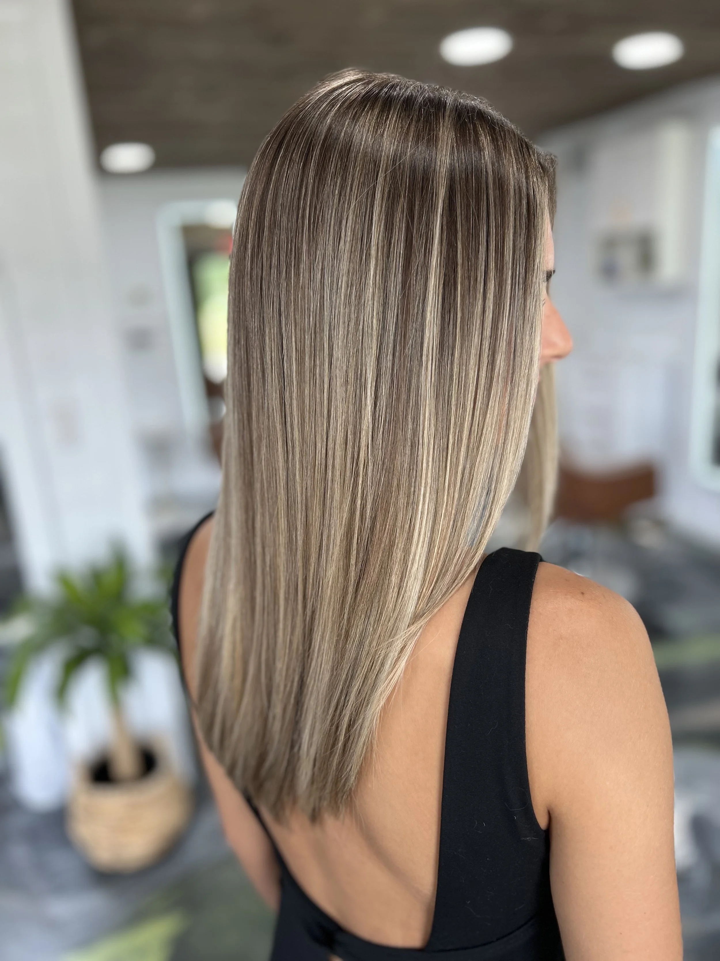 Fresh hair color and style at Bengal & Mane in Gaylord, MI