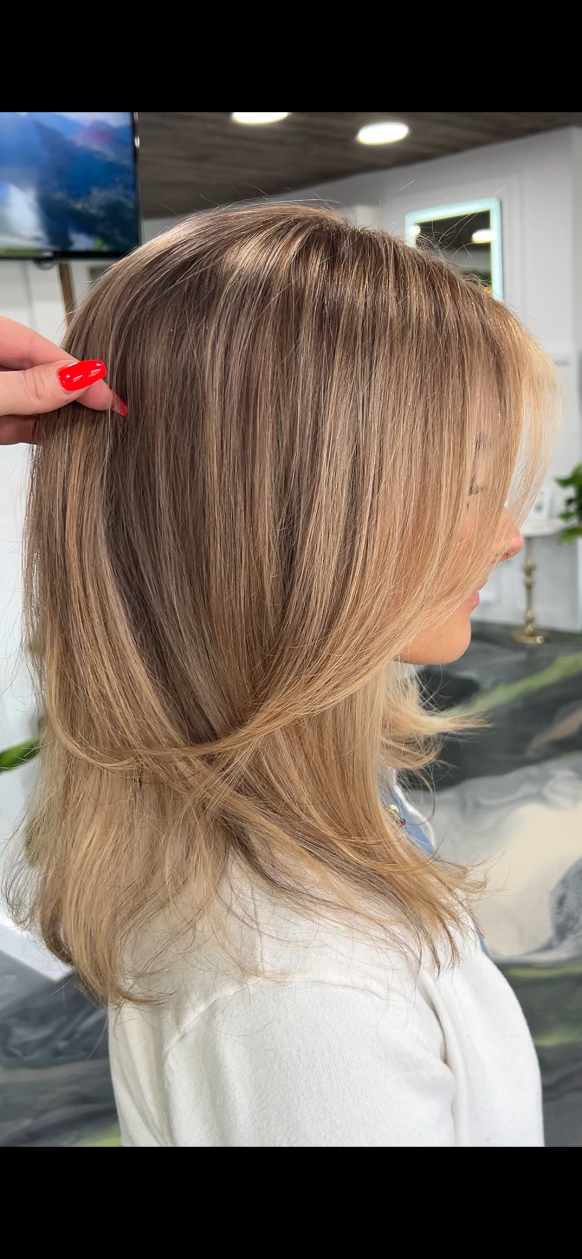 Fresh hair color and style at Bengal & Mane in Gaylord, MI