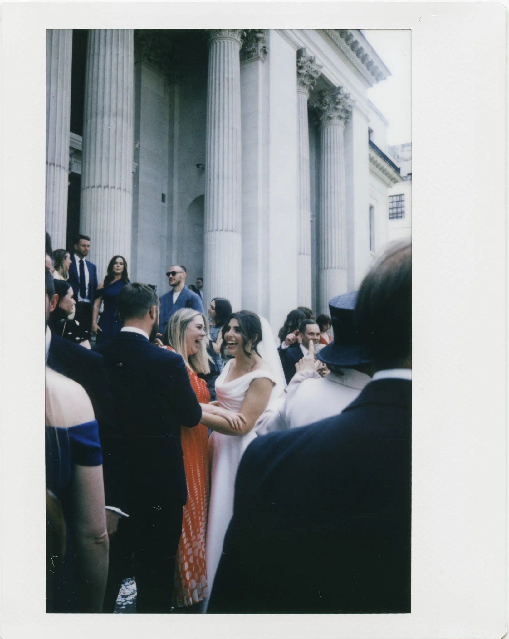 London Marylebone Town Hall Wedding Polaroid Instant Photography