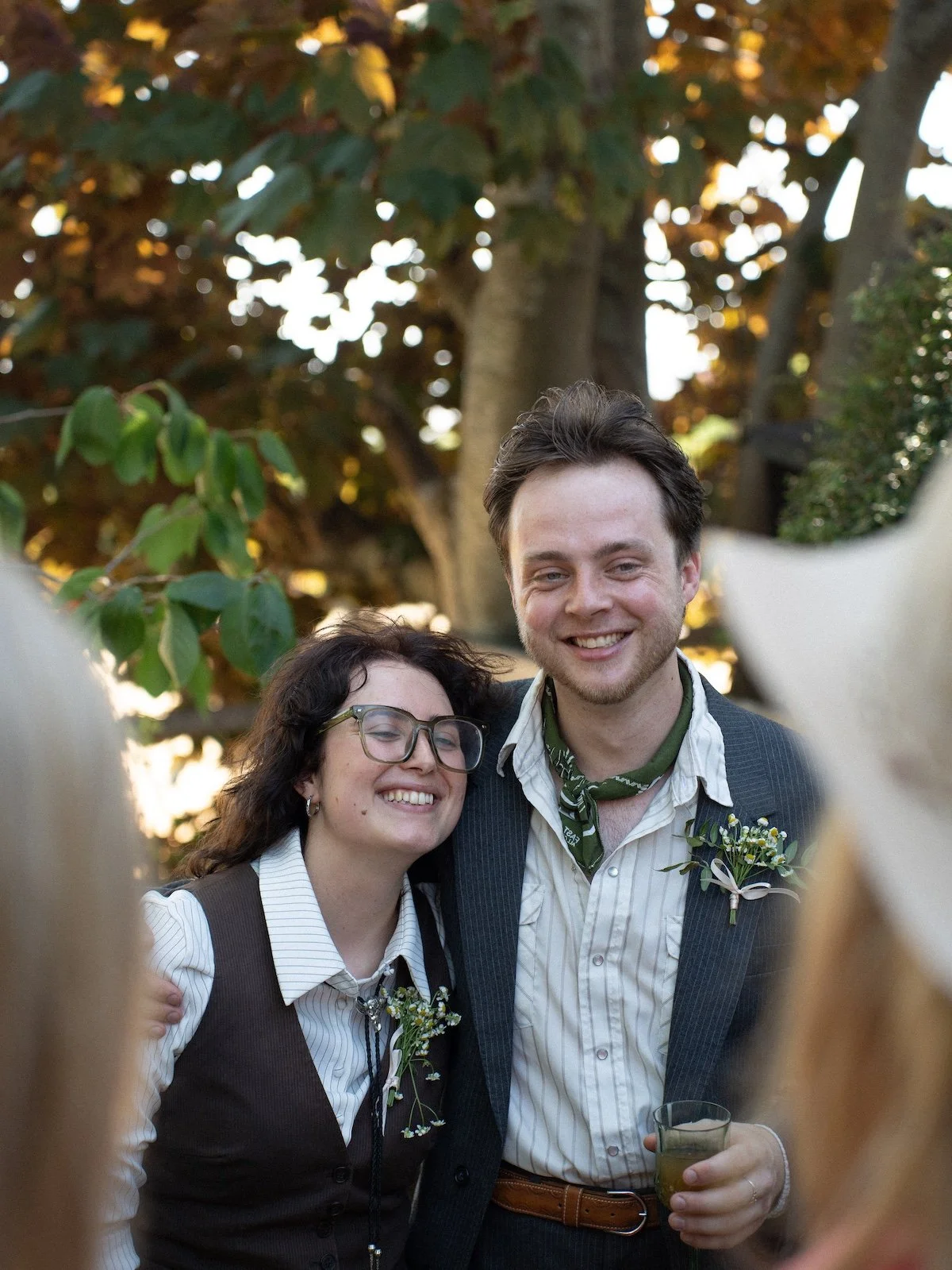 Cowboy garden wedding photography digital
