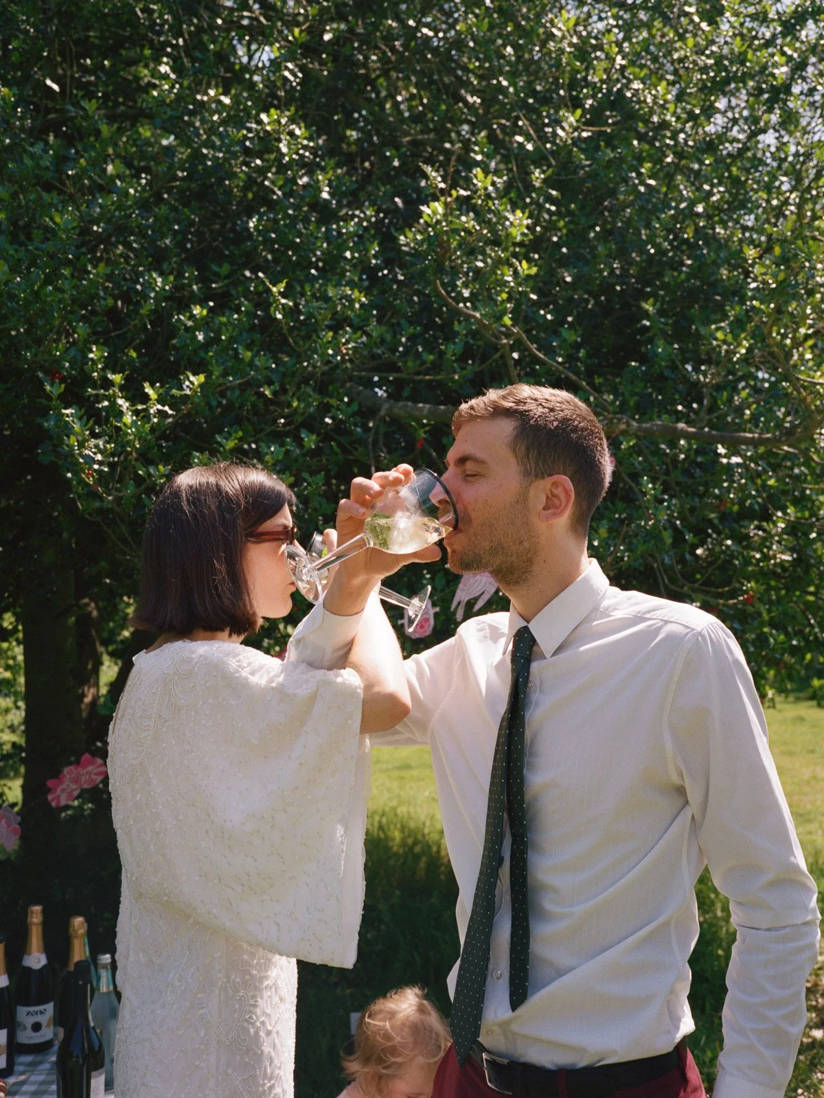 South London wedding photography on medium format film