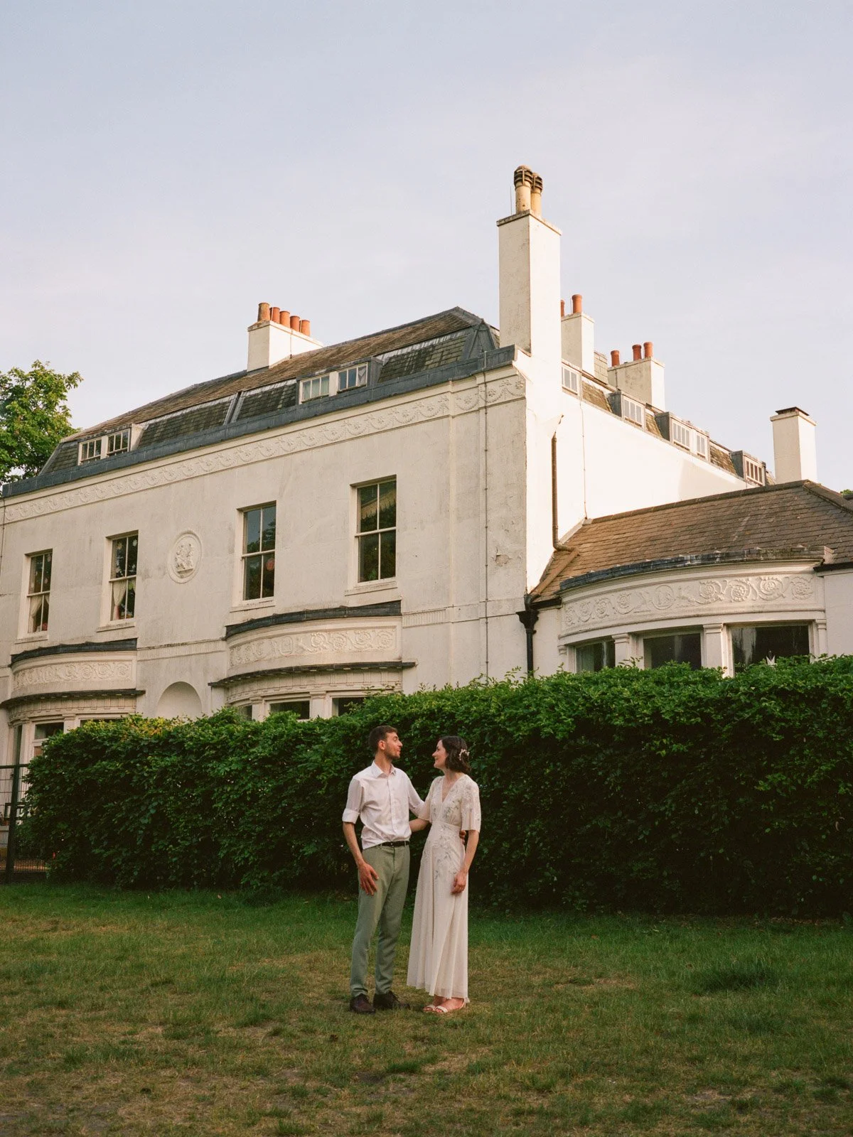 South London wedding photography on medium format film