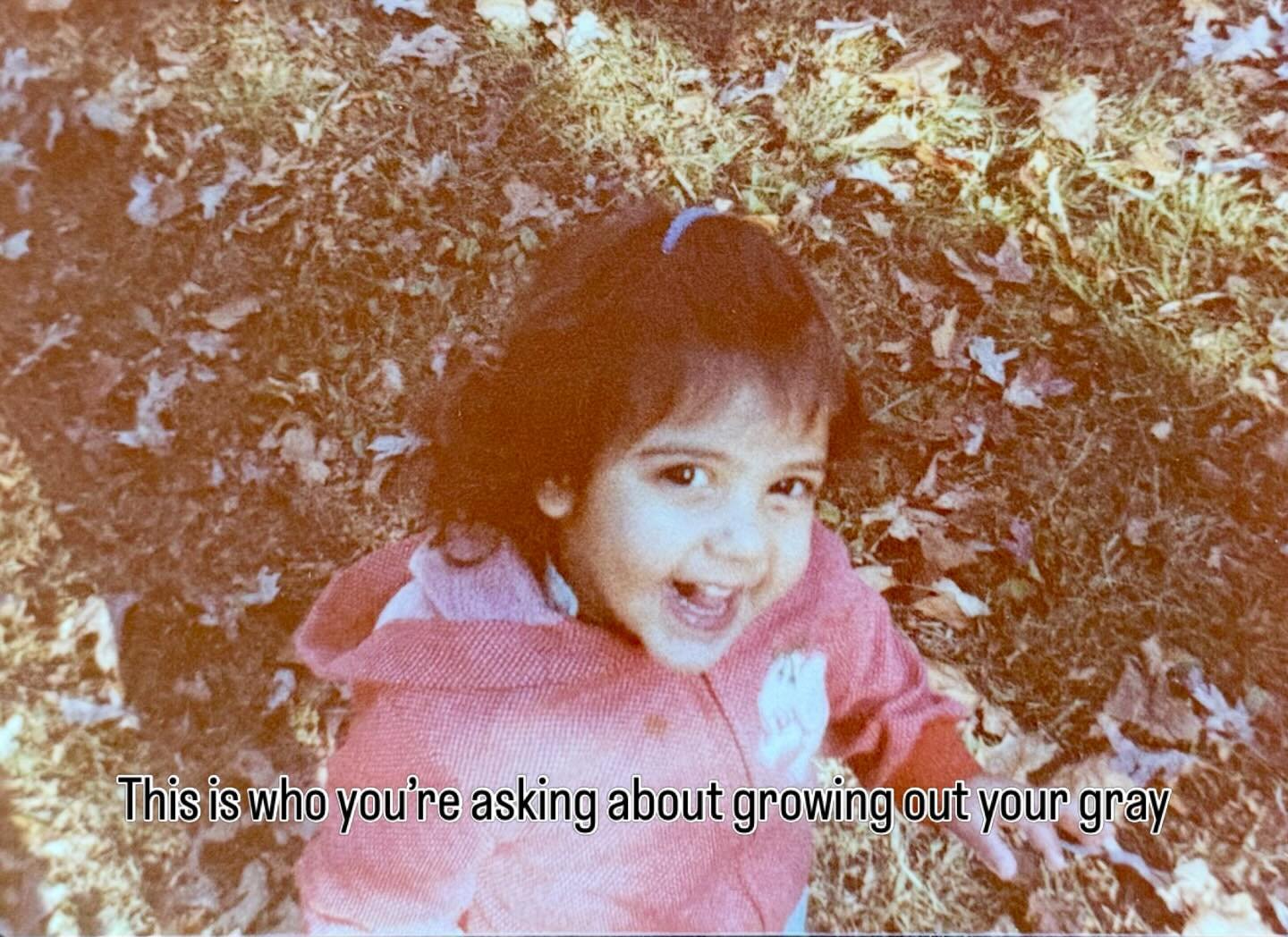 Yes, I really was that cute 😊

#silversistersinternational #silversisters #atlantagrayblending #grombre