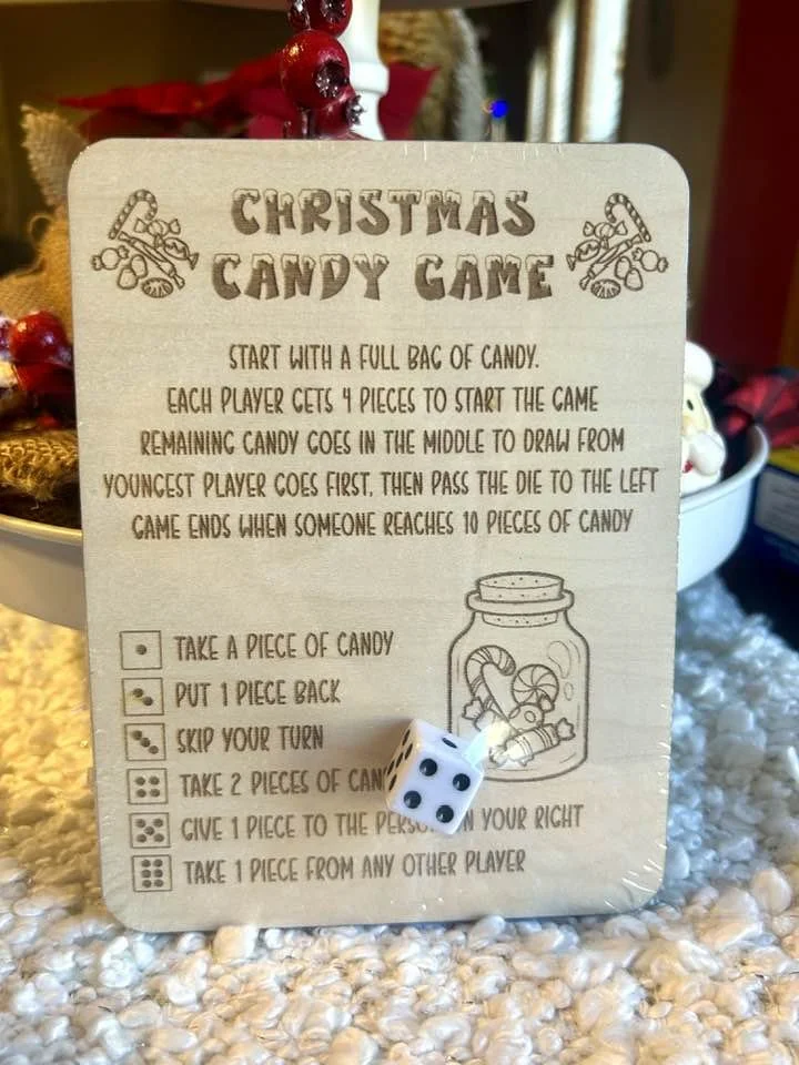 Christmas Candy Dice Game