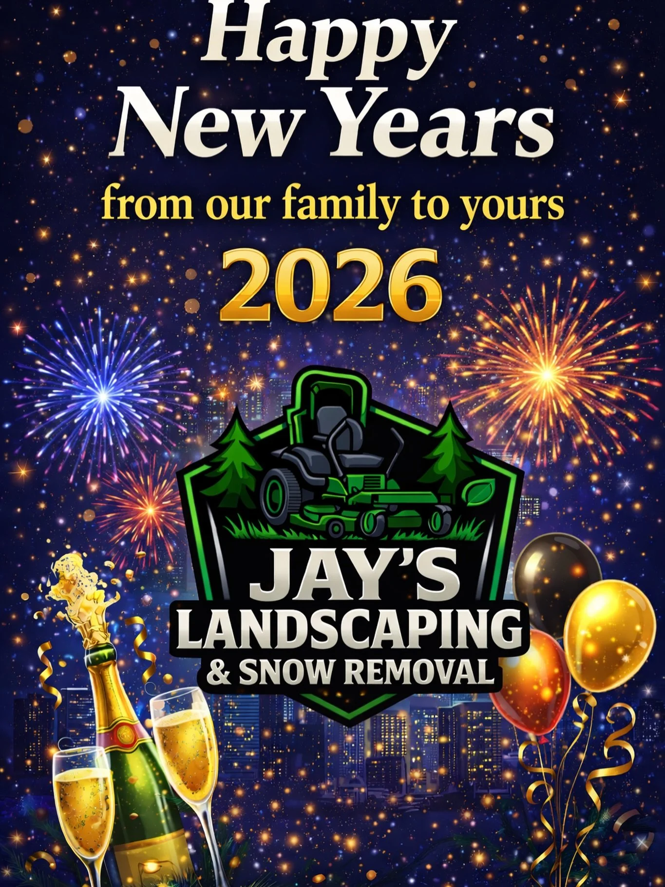 Happy New Year!
We are grateful to be able to provide our services to you all this upcoming year! 🥂🎊