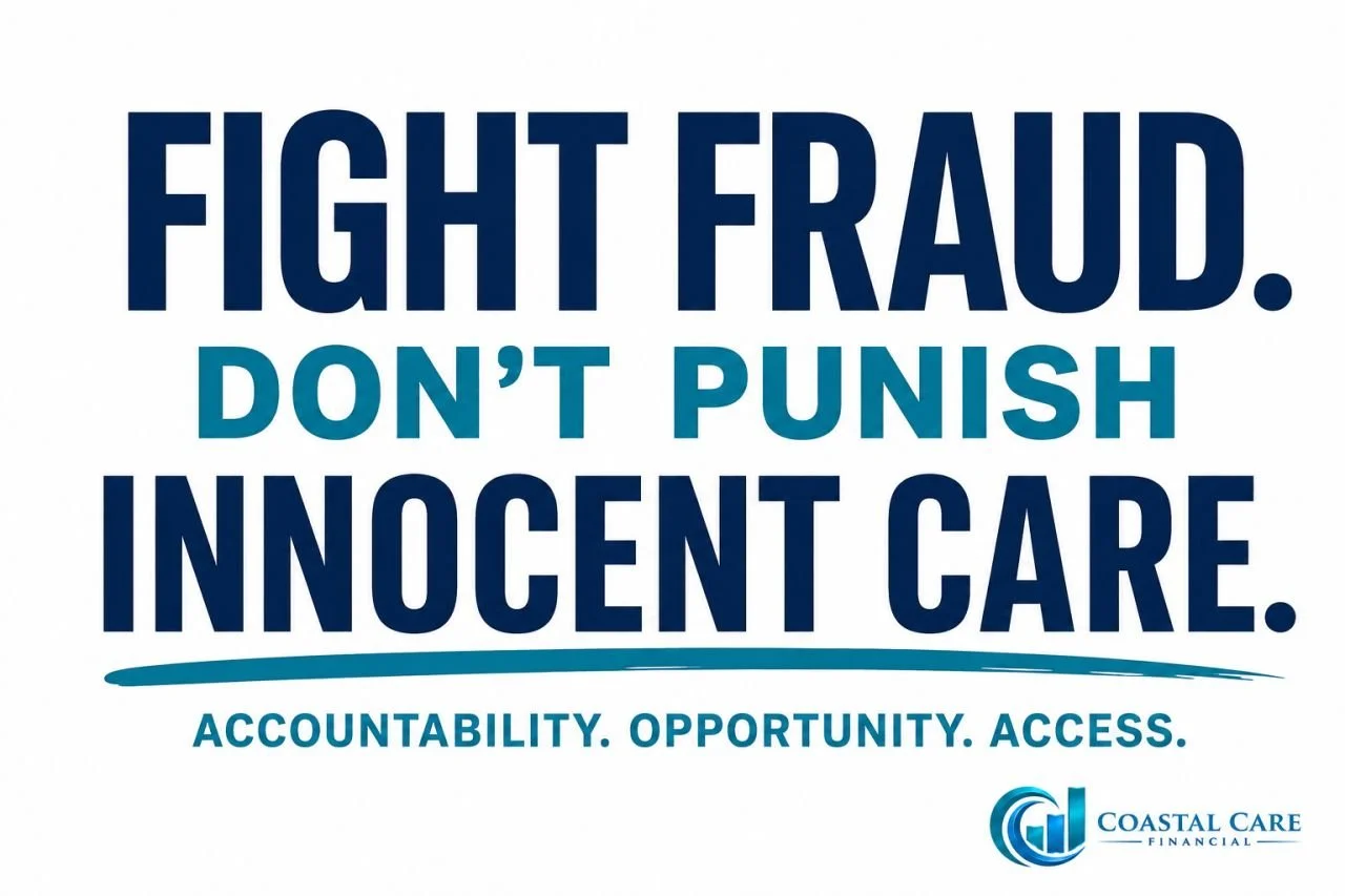 FIGHT FRAUD. Don’t Punish Innocent Care.
