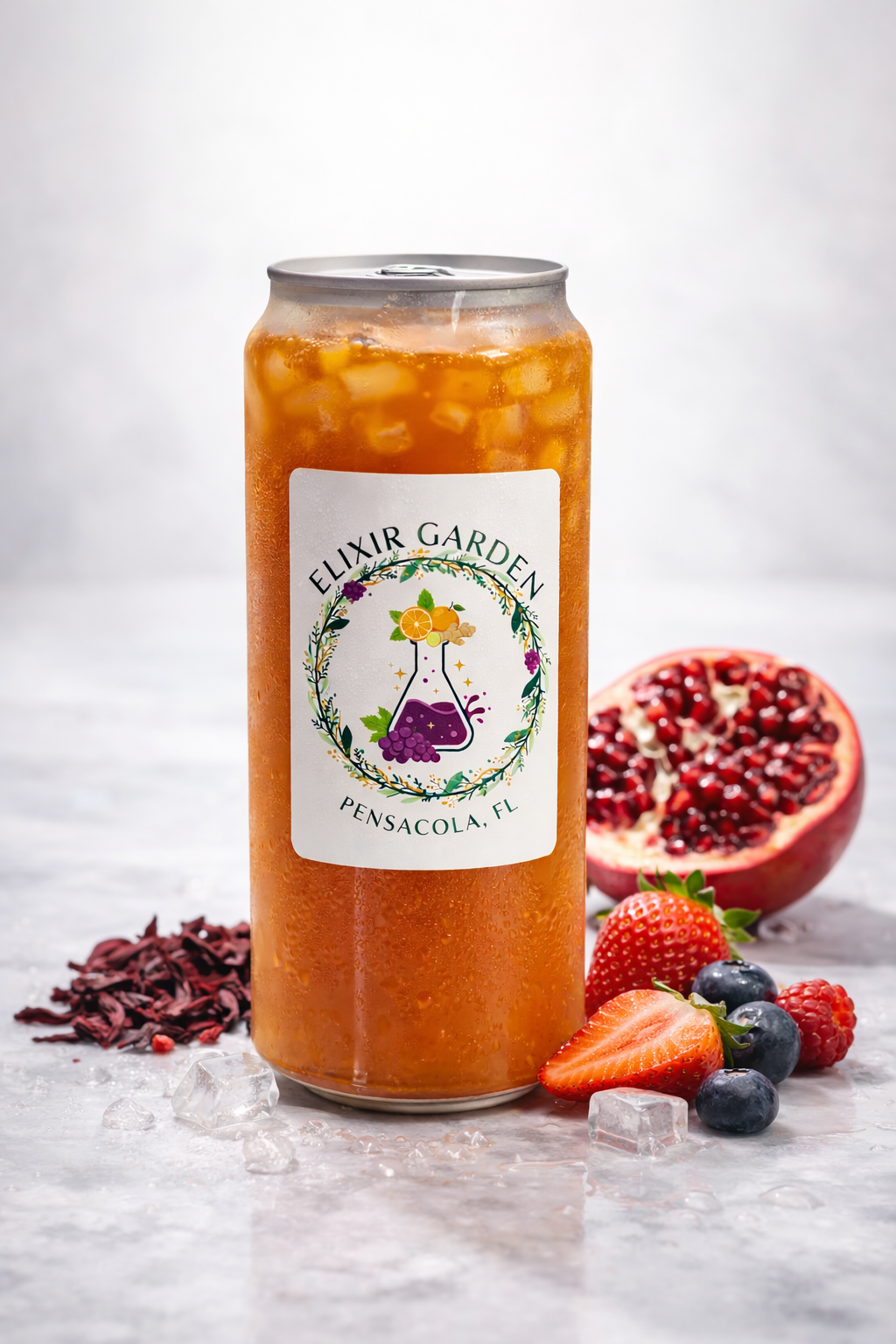 Crimson Bloom Hibiscus Petal Tea