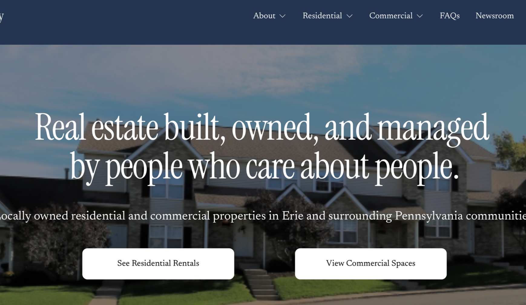 Allen Property Company Announces New Brand Identity Reflecting Expanded Real Estate Portfolio Across Erie, PA
