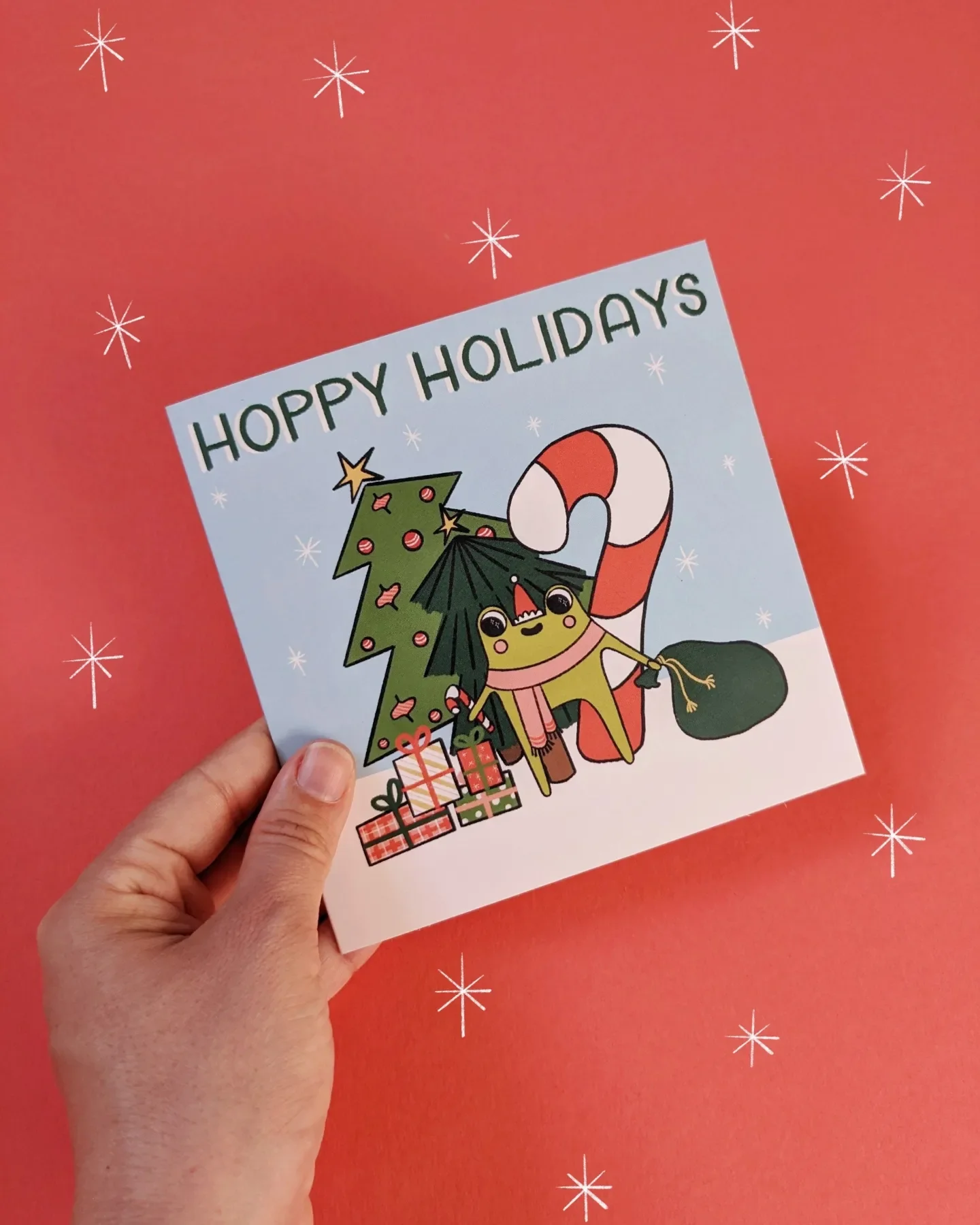 Hoppy Holidays Card