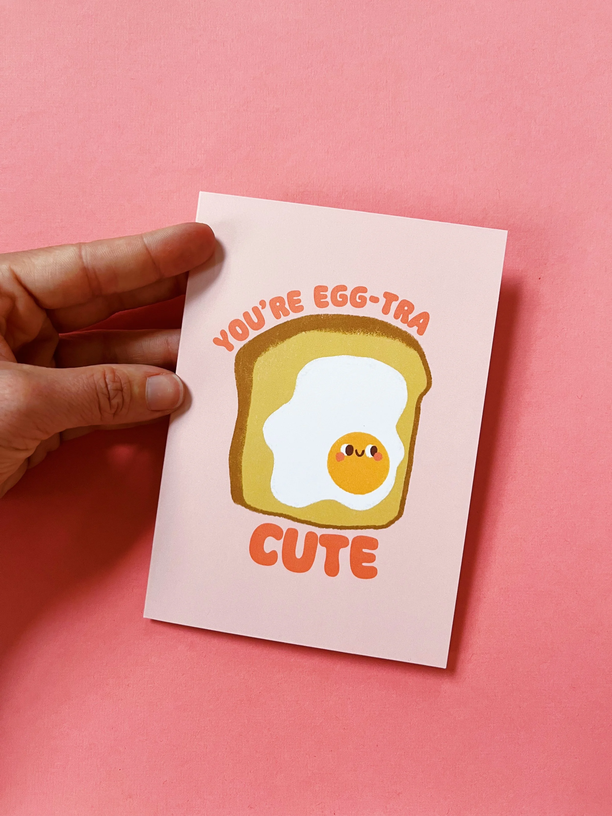 Egg-tra Cute Card