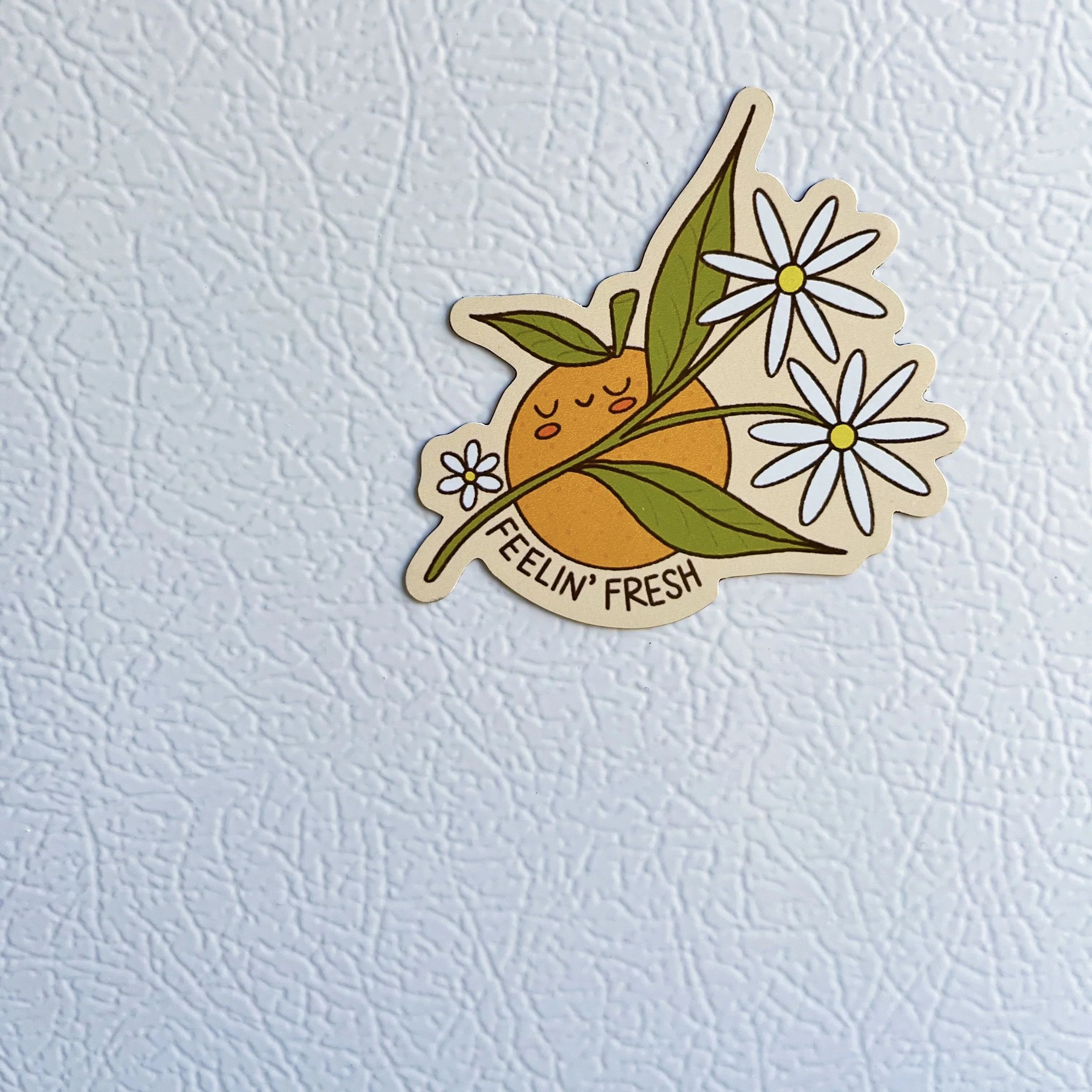 Feelin' Fresh Orange Magnet