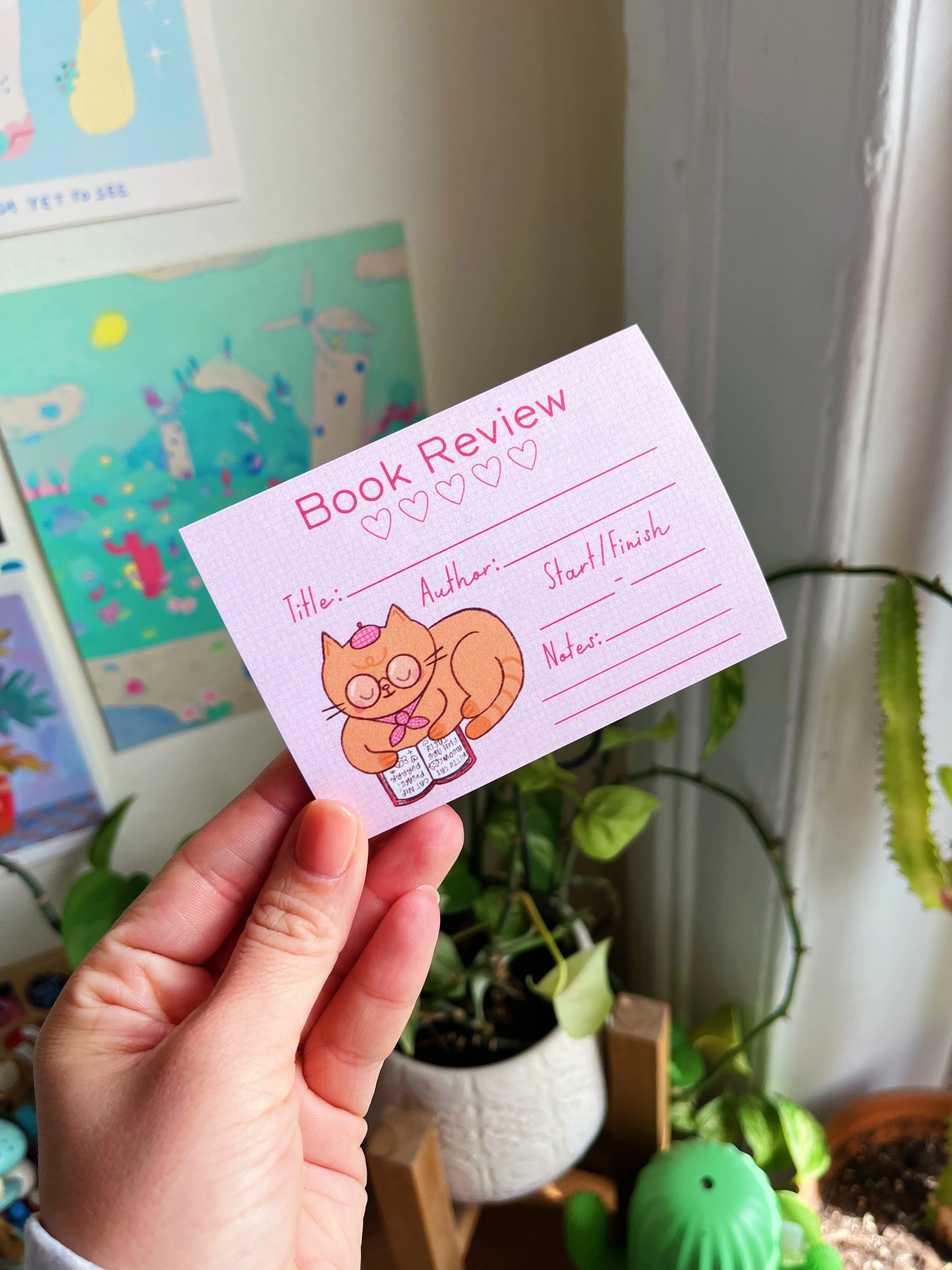 Reading Review Sticky Notes