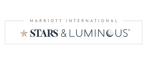 Stars & luminous logo