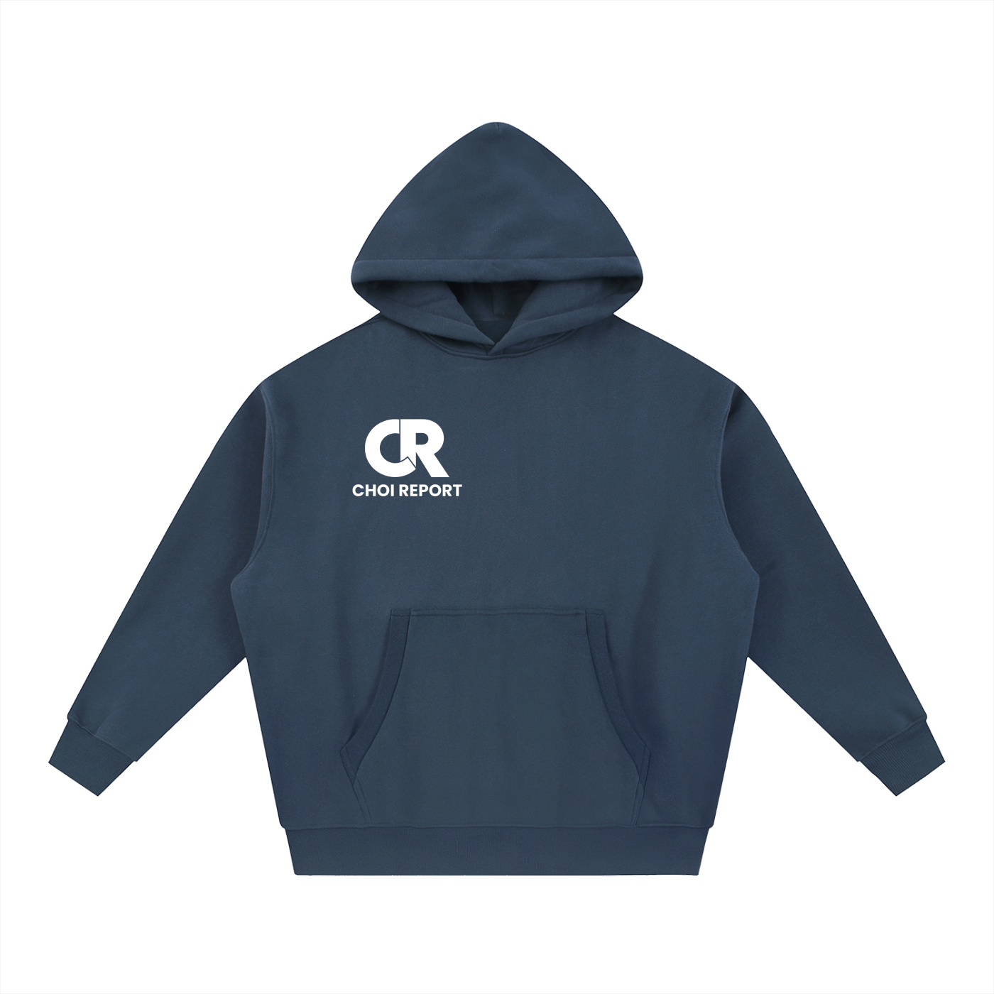 Essential Oversized Boxy Fit Fleece Hoodie — Choi Report Merch