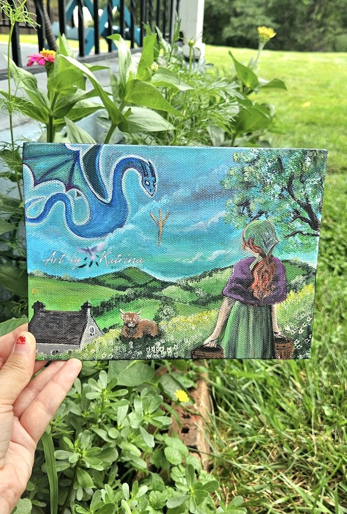 Past life reading as a wise woman with an ancestral dragon guardian