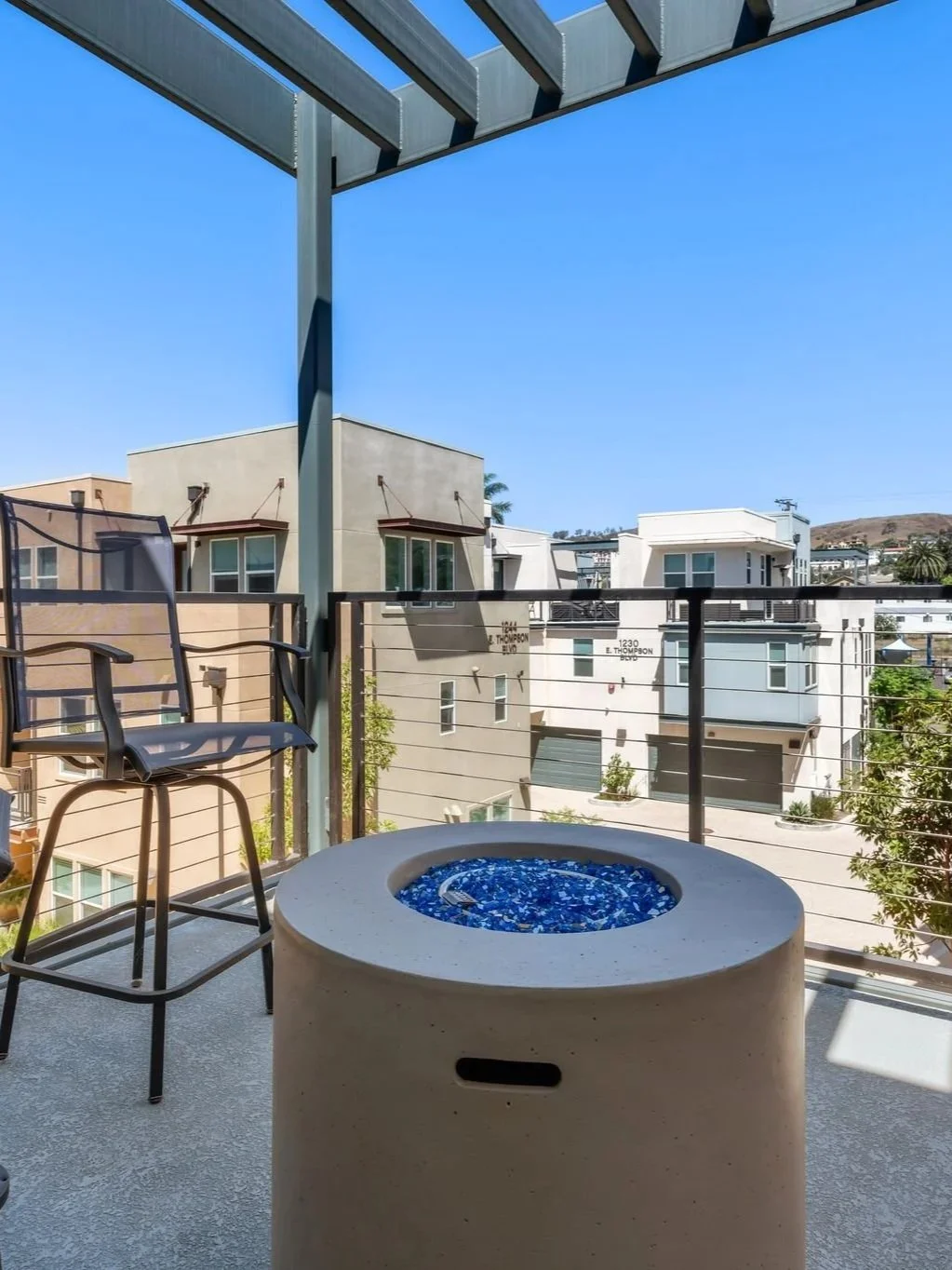 One of Three Private Balconies Directly off the Primary Bedroom