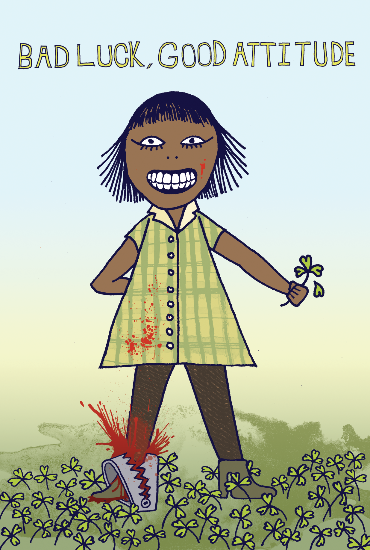 " Bad luck, good attitude" 2026, Digital Mixed Media 