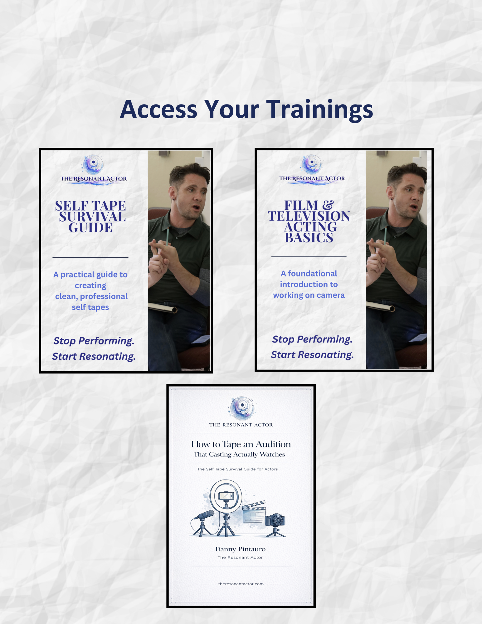 The Resonant Actor Training Bundle