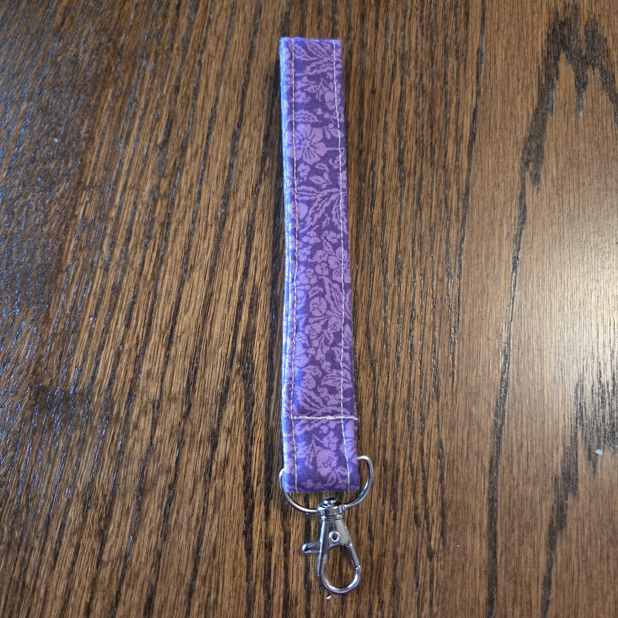 Wristlet Keychain- Purple Style
