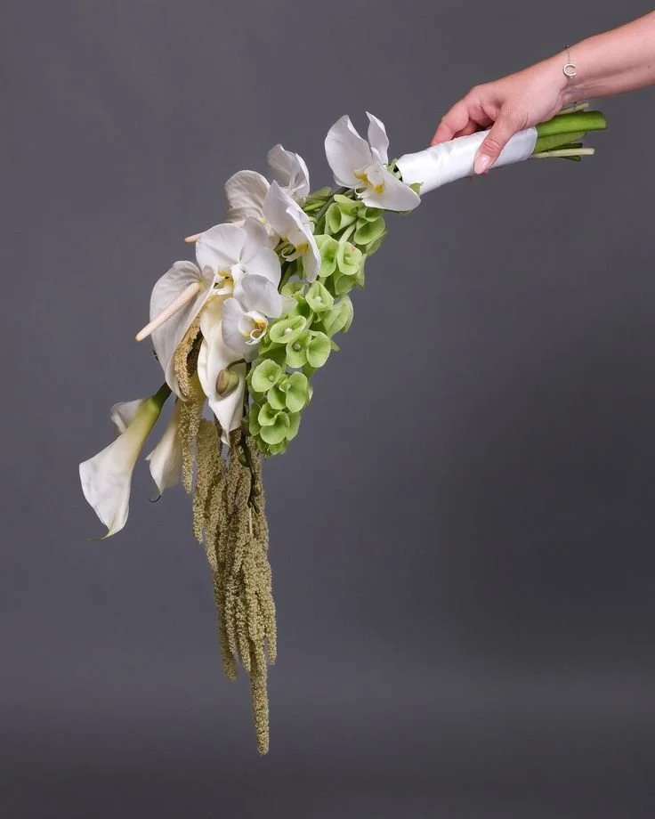 Cascading Bridal Bouquet & Boutonniere.jpg