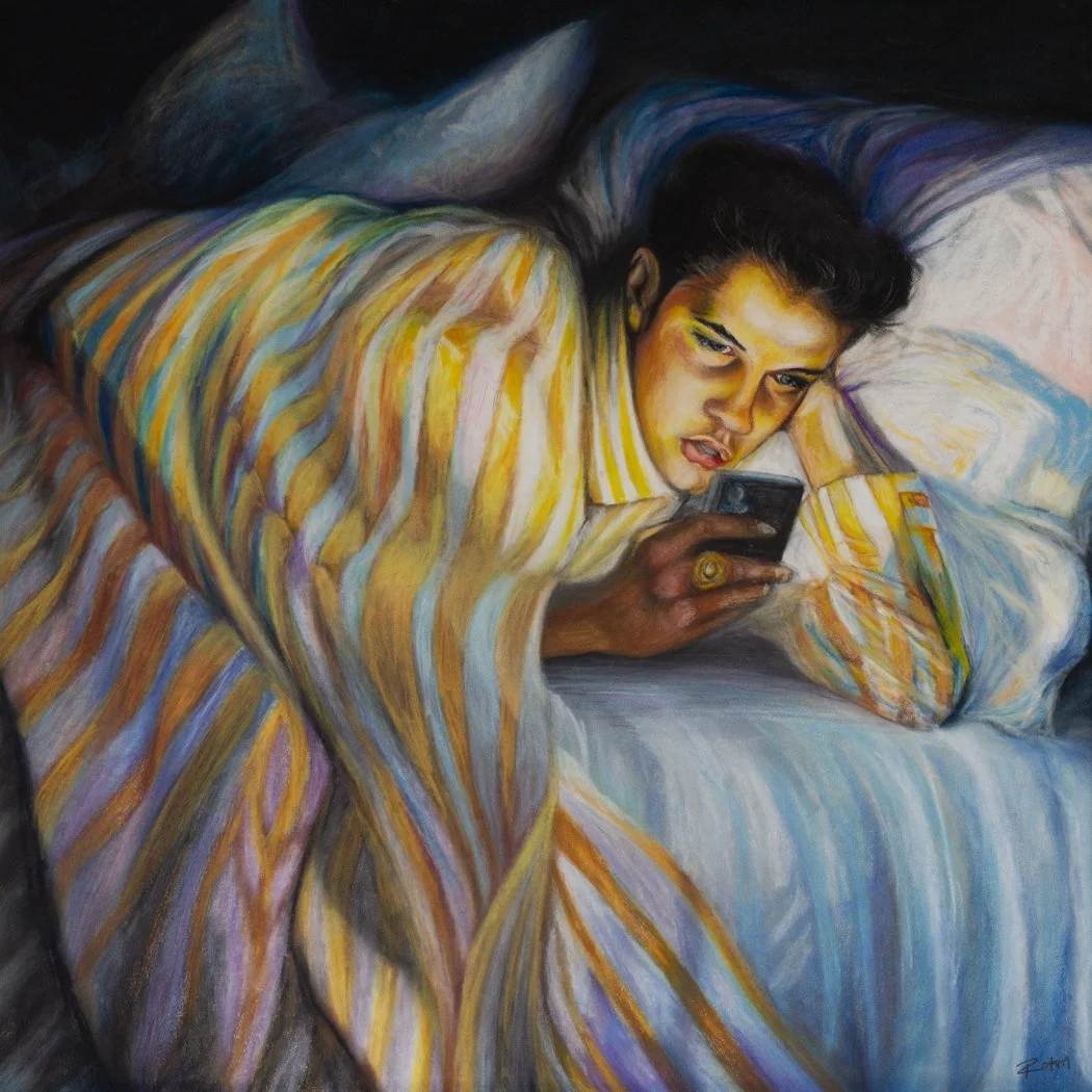 "You're The Devil in Disguise" Soft Pastels on Pastelmat