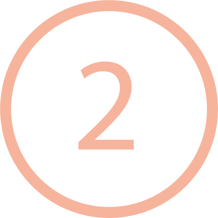 Number 2 inside a pink circle on a black background.