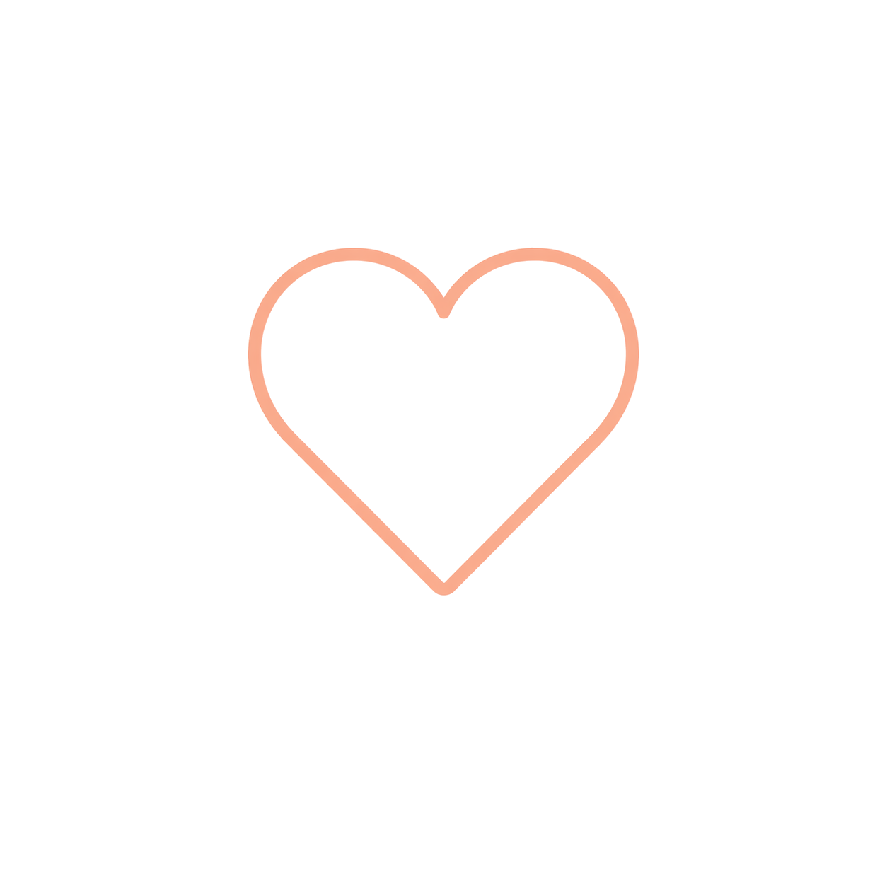 Black background with white text reading 'Be Your Own Kind of Beautiful' and a pink outline heart in the center.