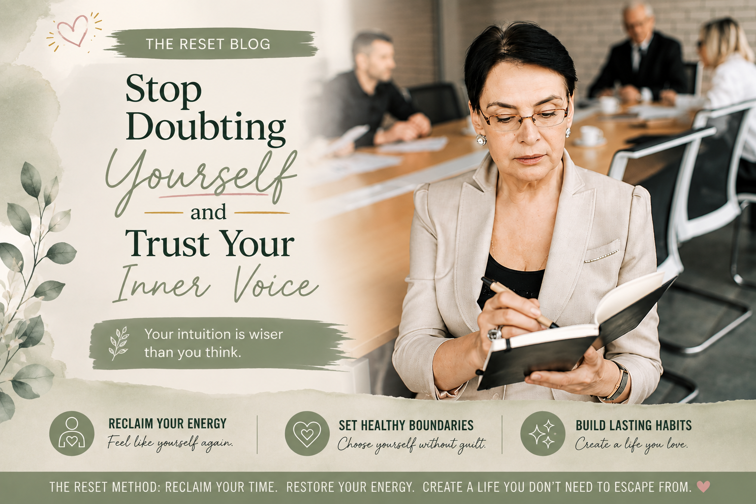 How to Stop Doubting Yourself and Start Trusting Your Inner Voice