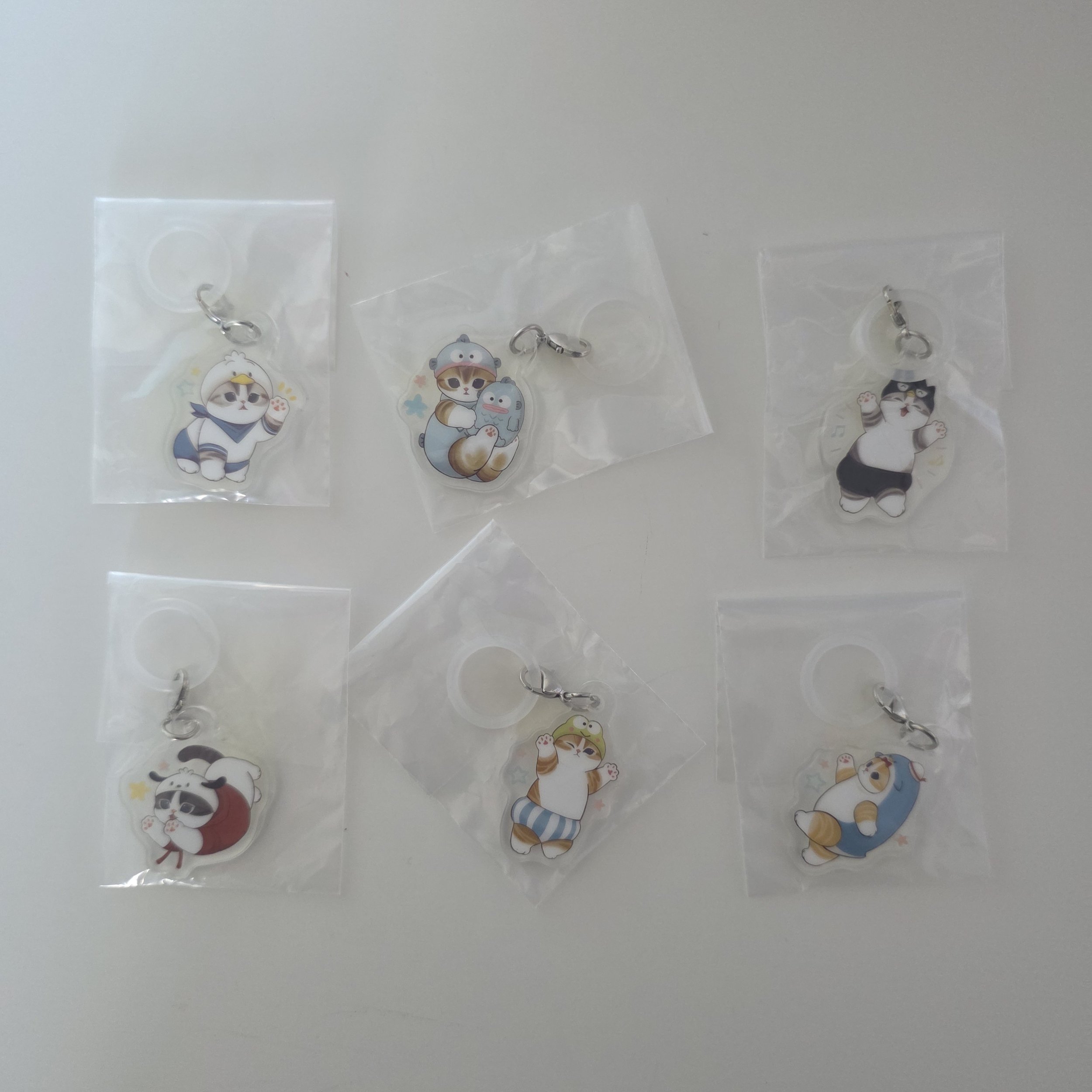 Sanrio Mejirushi x Mofusand Acrylic Gacha Charms