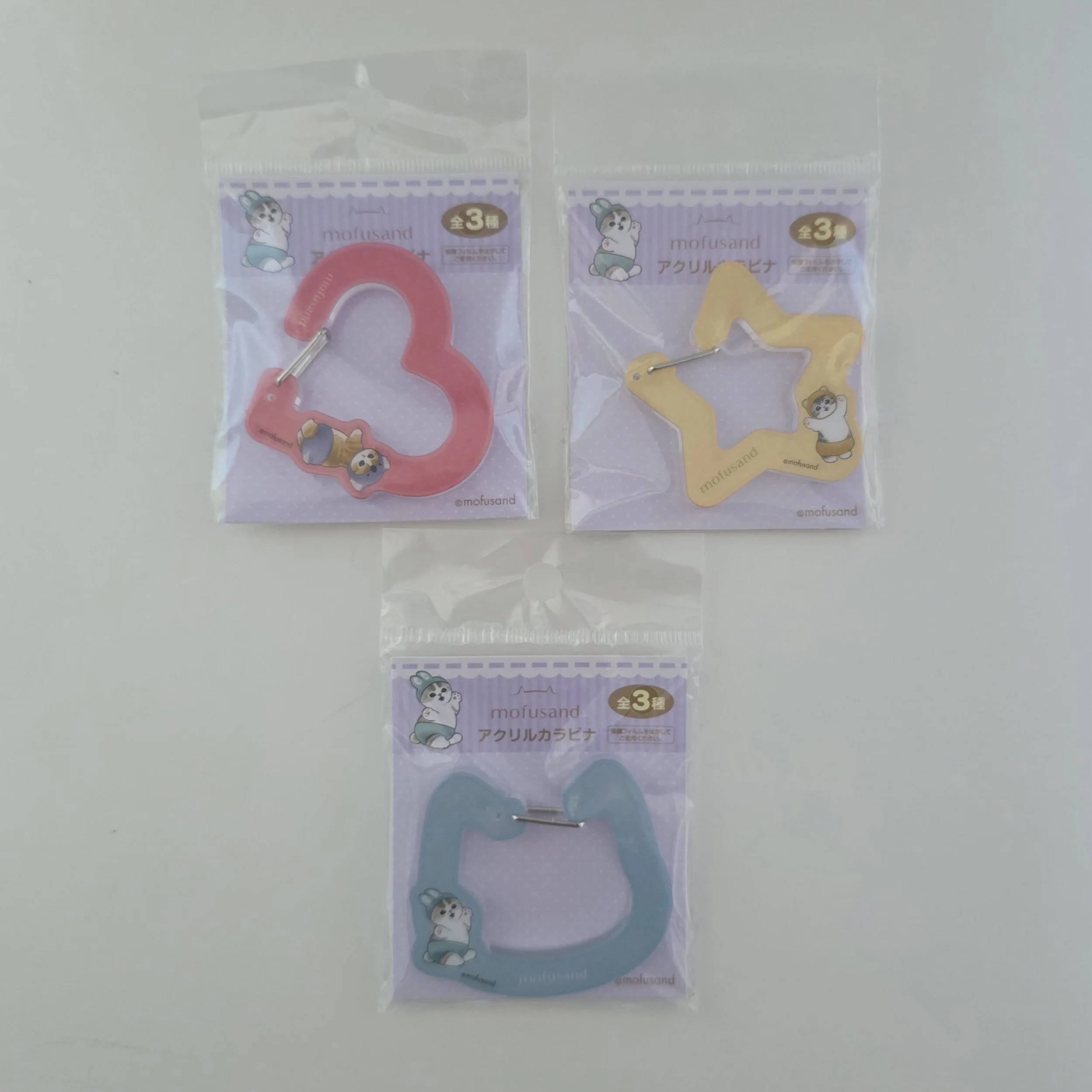 Mofusand Acrylic carabiner