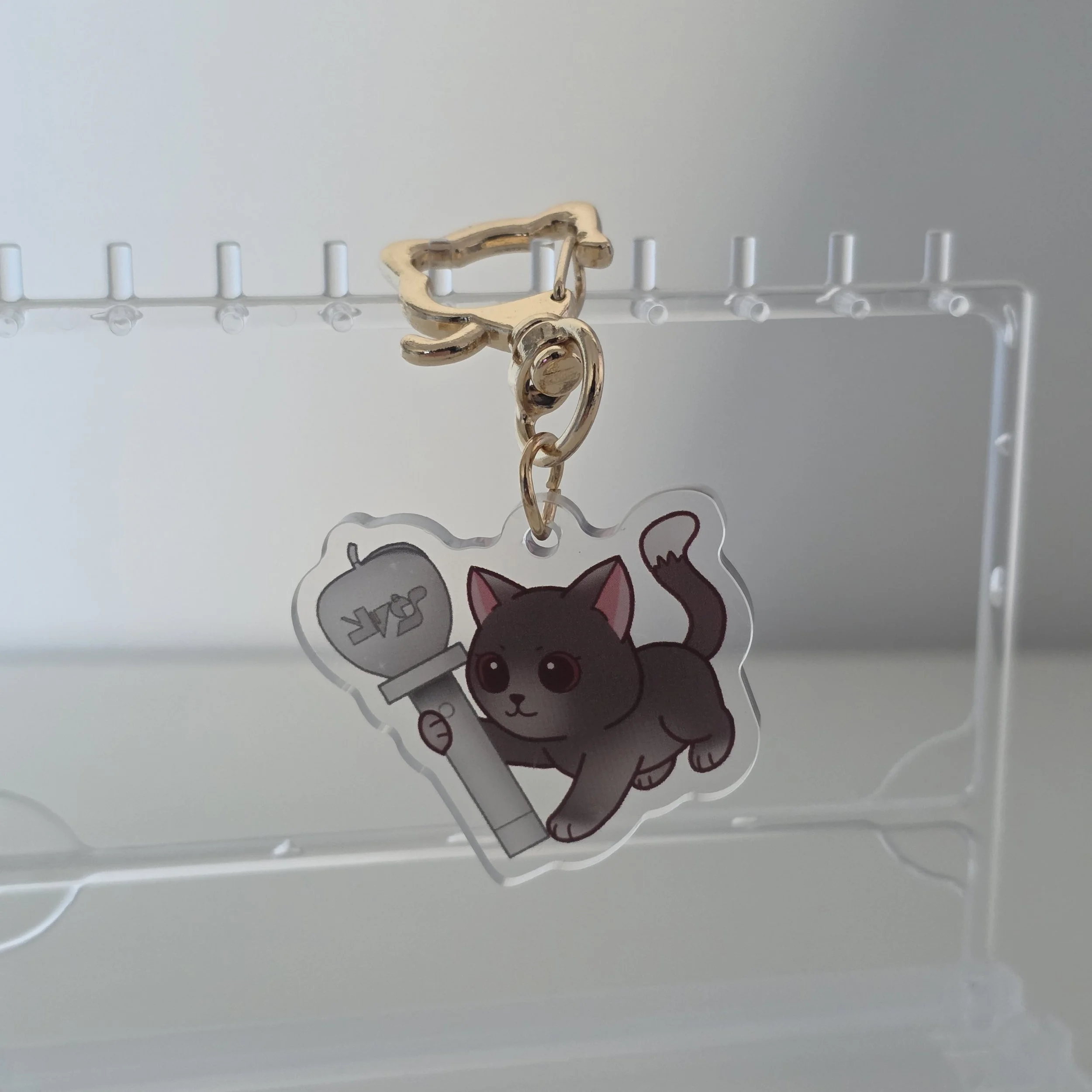 Yves Cat Acrylic Keychain