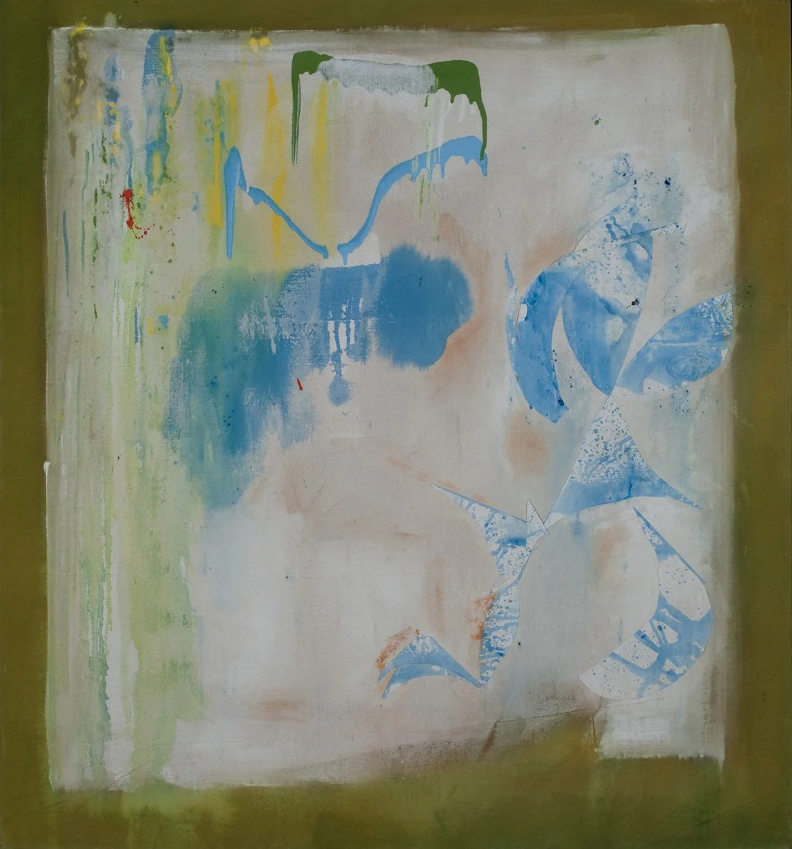 Swimming Pool
Acrylic on Raw Canvas, Paper Collage  47" x 43"
SOLD