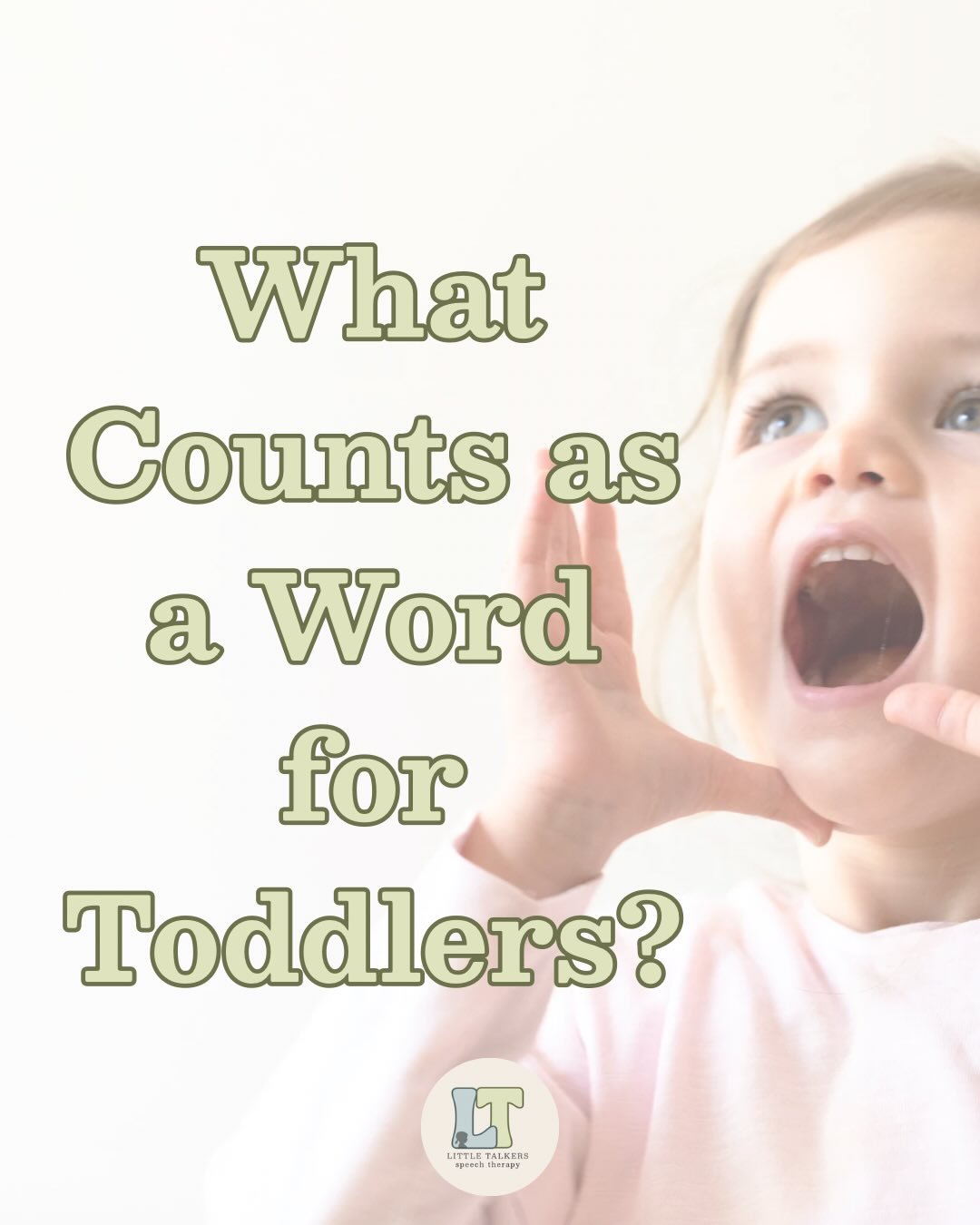 What counts as a word?

When counting toddler words, they do NOT need to sound perfect to count!

A word may count if:
✨Your child uses it consistently
✨It has meaning
✨It&rsquo;s used intentionally to communicate

Signs, gestures, and approximations
