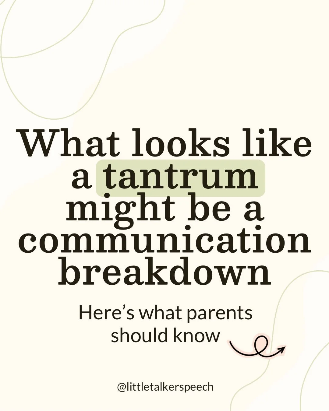 What if your toddler&rsquo;s meltdown is telling you something more? 👀

As a pediatric speech-language pathologist, I often remind parents that behavior is a form of communication.

Imagine knowing exactly what you want or need, but not having the w