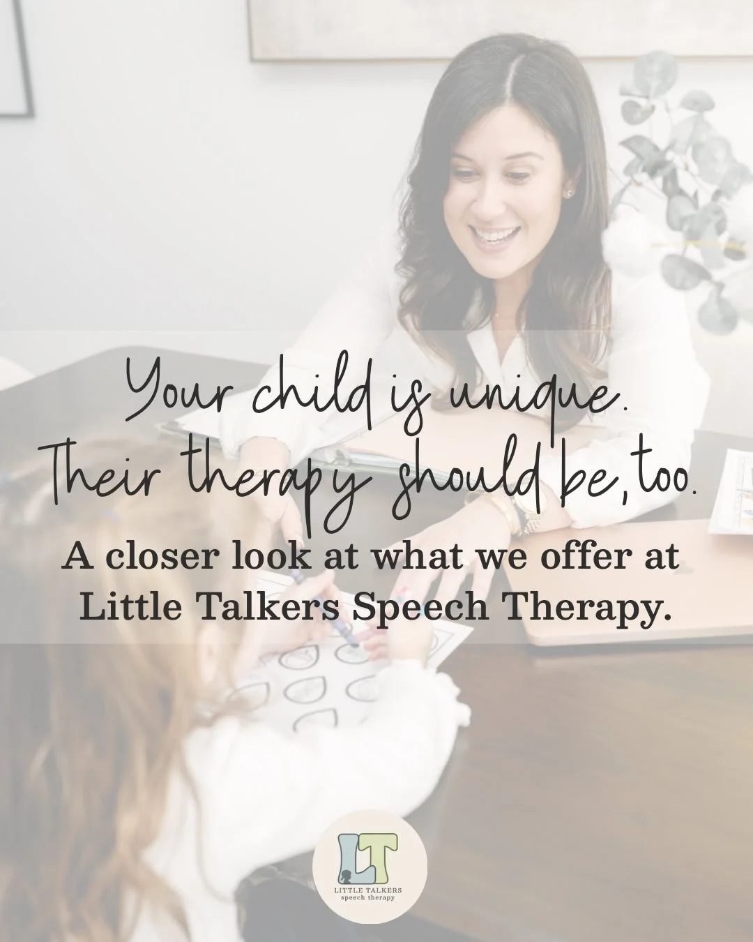 A little more about what we do at Little Talkers Speech Therapy! 🗣️

We provide individualized pediatric speech and language services designed to meet children where they are and help them build meaningful communication skills.

Our services include