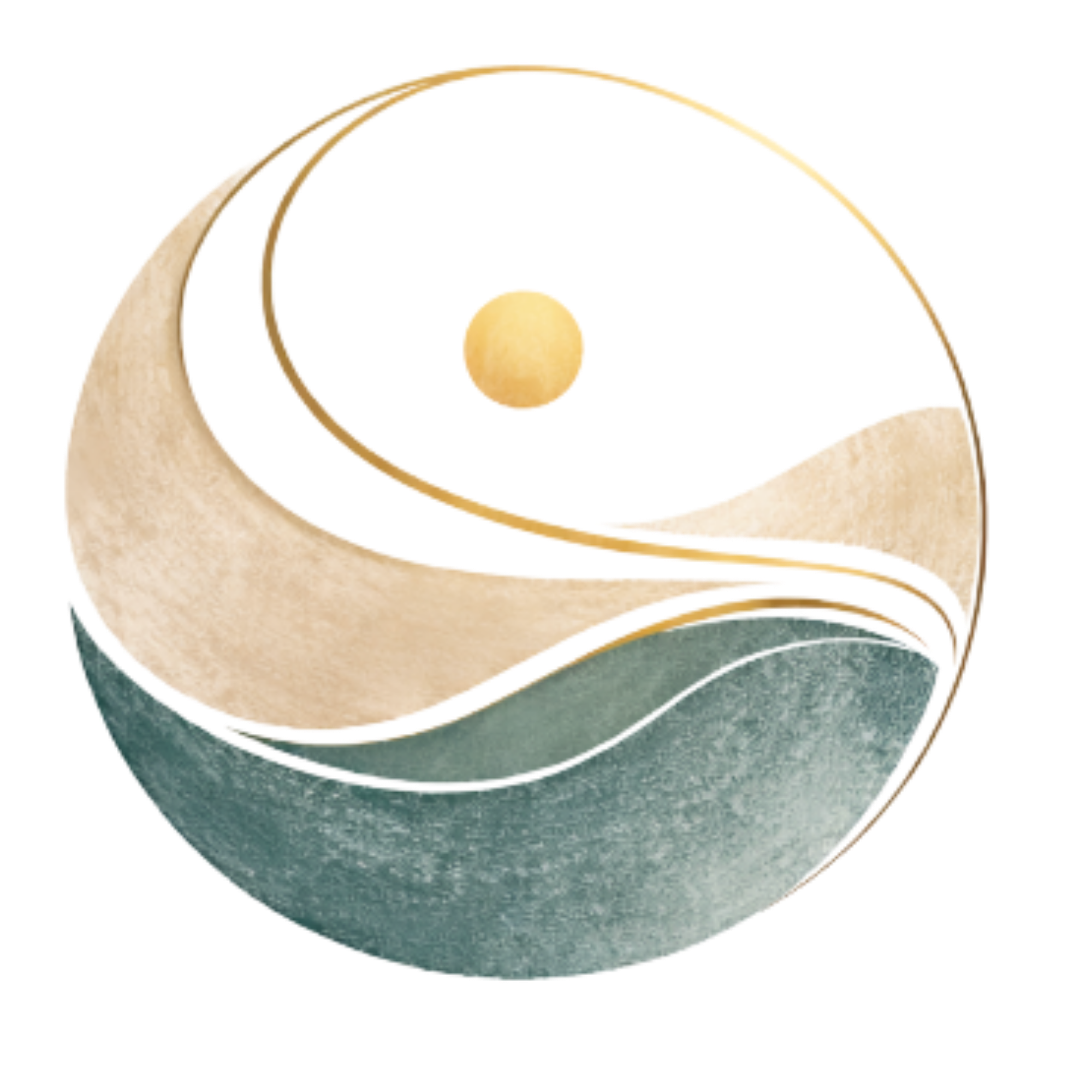 Earth + Sky logo with a circular earth and sky design