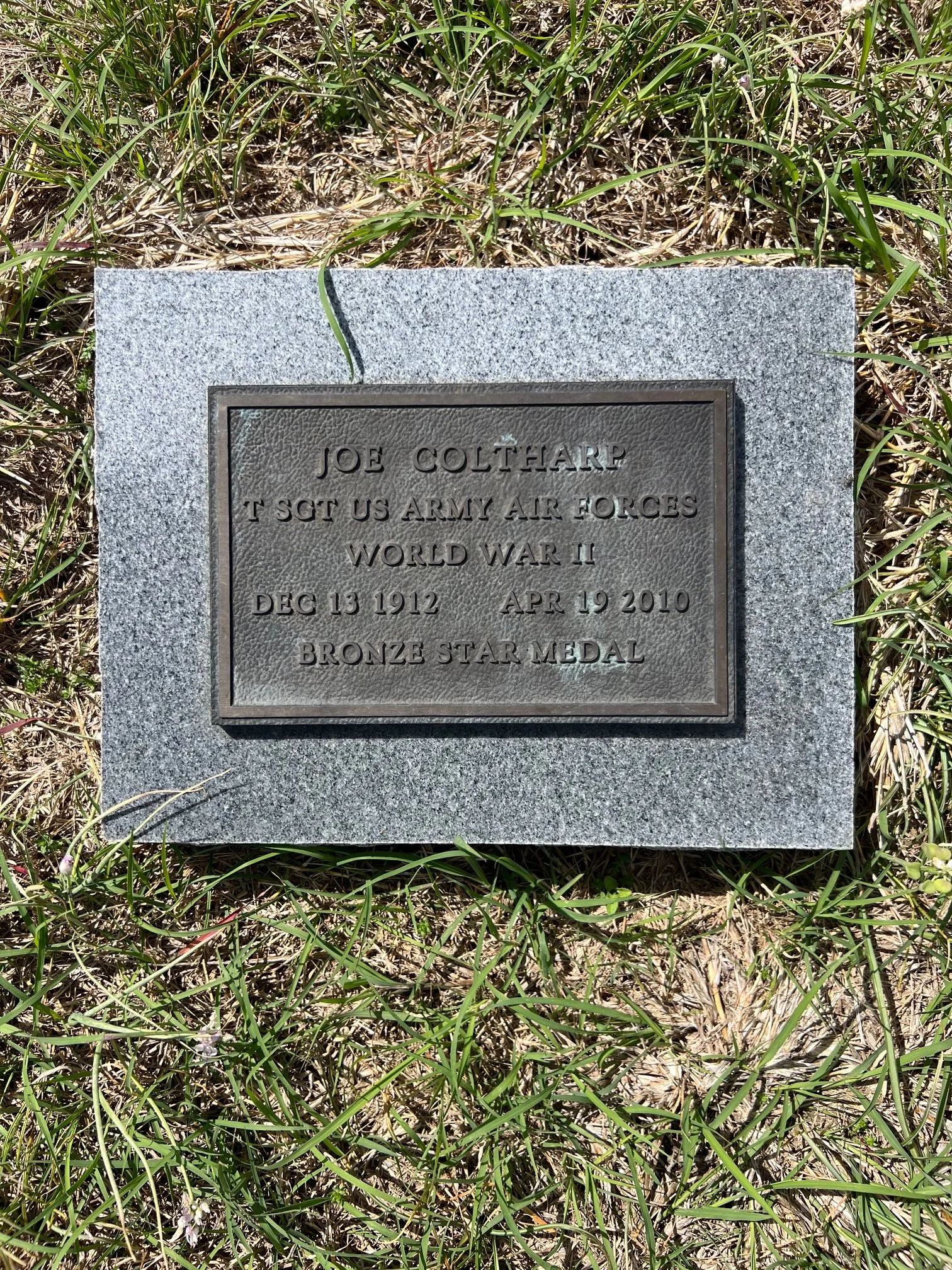 Who was Joe Coltharp?