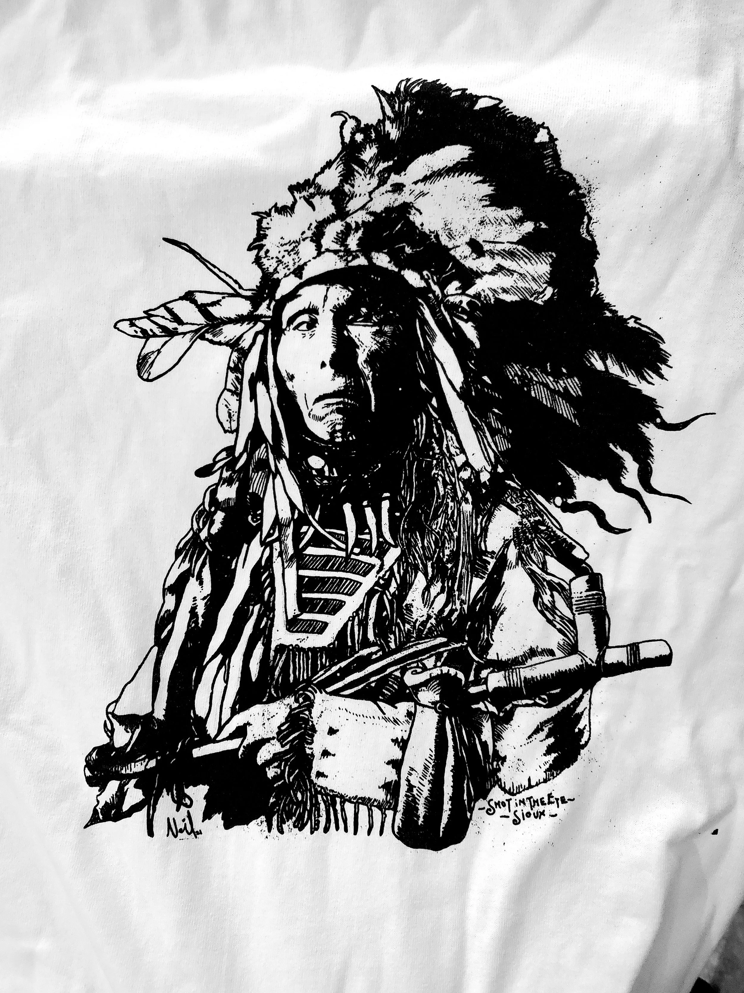 Illustration of a Sioux Chief