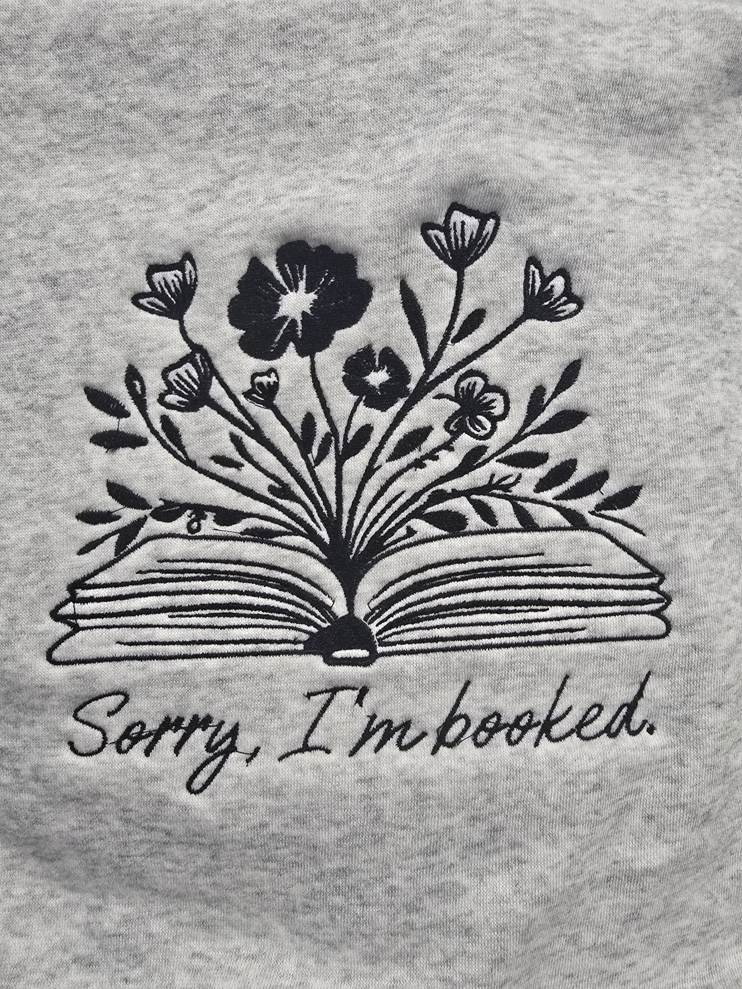 Sorry, I'm booked sweater