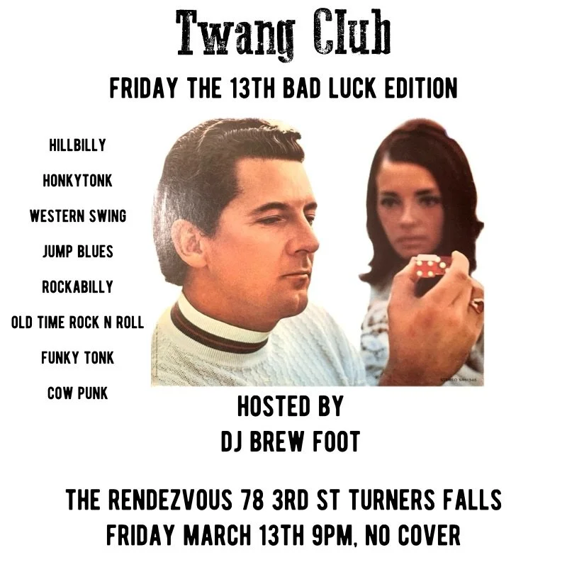 Somewhat impromptu return of Twang Club to @the_voo_tfma because why not. Expect some songs about gambling, black cats, and anything else I can think of related to bad luck. And maybe a couple other surprises. Come out to @stkazimiers the Friday befo