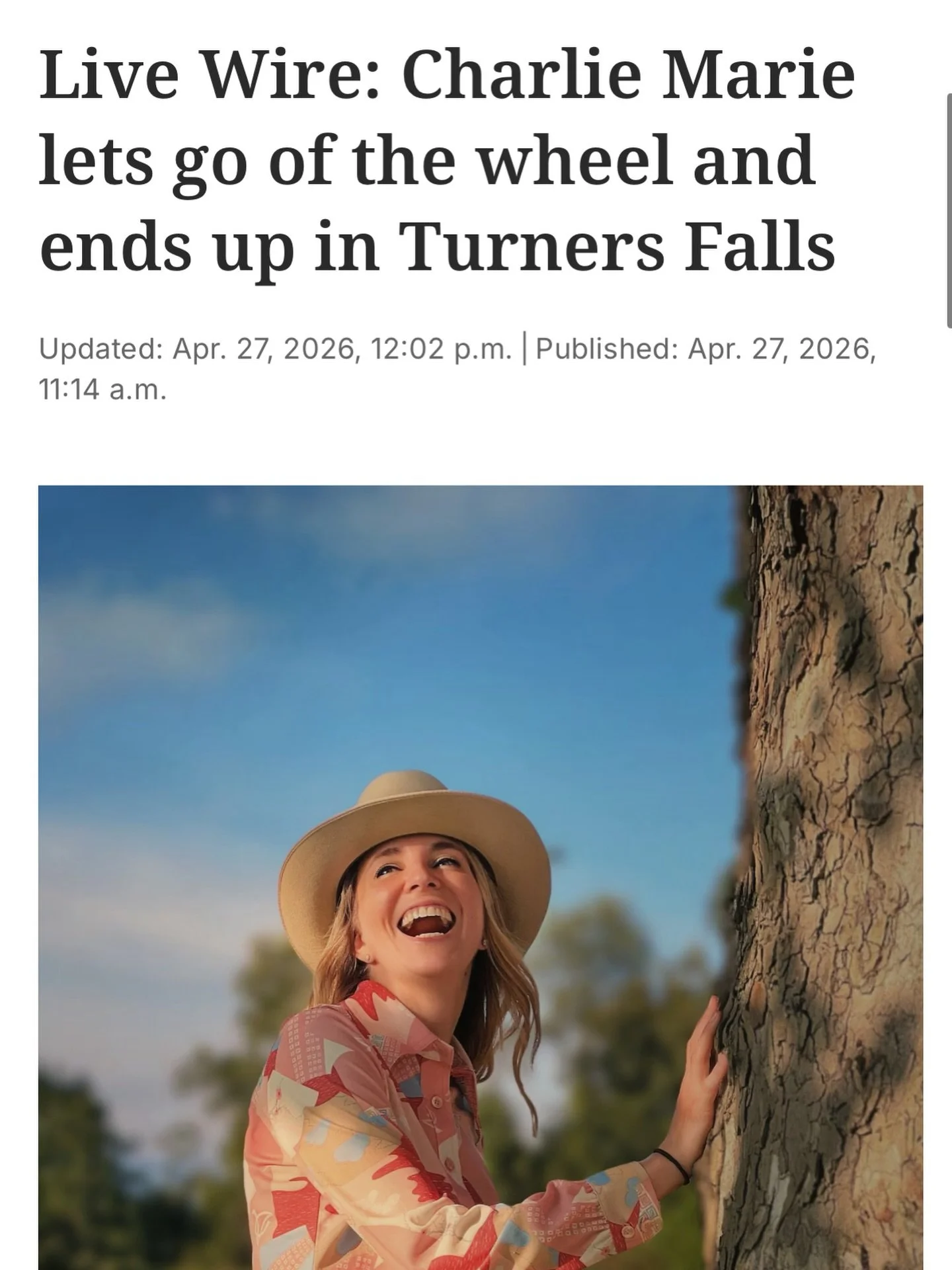 Thanks to @masslive for a great interview with @charliehorsie about her new album and the show at the Shea. If for some reason you were on the fence about the show maybe hearing about her music in her own words will help convince you to follow that l