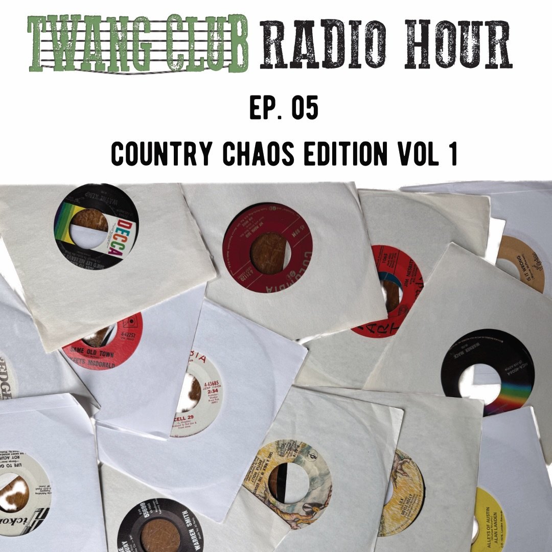 Tune in tonight Tuesday 6/30 from 8-10p for the first of what I&rsquo;m sure will be many &ldquo;Country Chaos&rdquo; episodes of the Twang Club Radio Hour in which I pull random records out of a box and try to create order of the ensuing musical cha