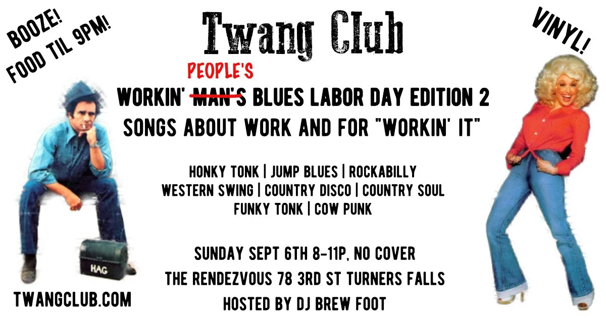 Twang club Working People’s Blues 2 at The Voo 9/6