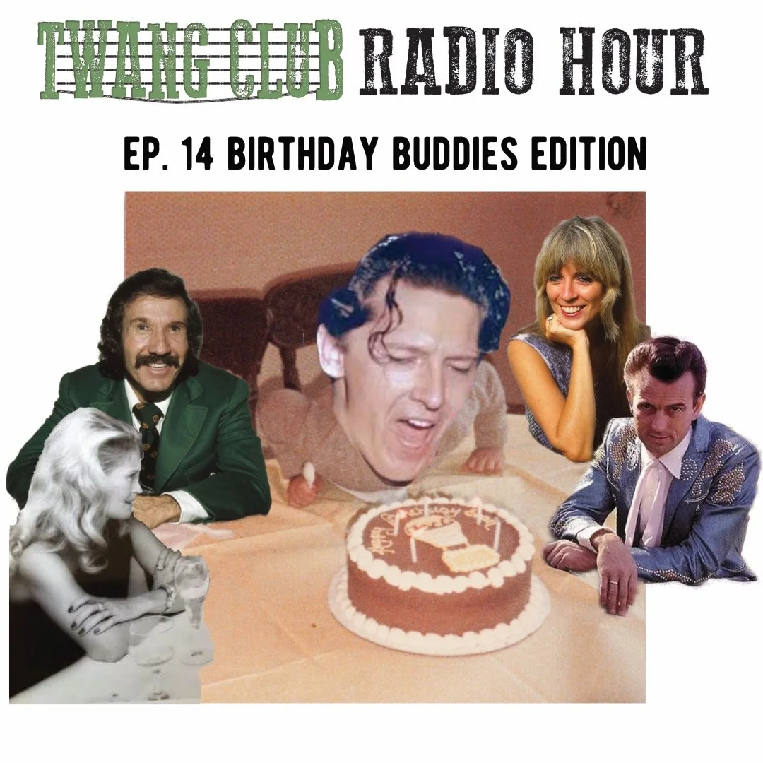 New episode of Twang Club Radio Hour coming up from 8-10p tonight on 107.9 near Greenfield and online at wmcb.net and TuneIn. My birthday was last Saturday and when I looked at my Heathers Lil Country Calendar I saw that Marty Robbins, Lynn Anderson 