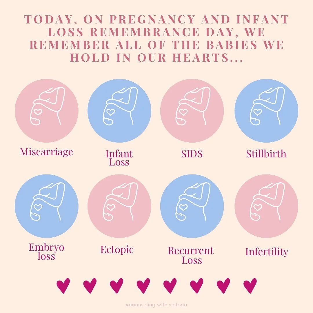 October 15th is Pregnancy and Infant Loss Remembrance Day. Today we remember &amp; honor every baby we hold in our hearts. We acknowledge and hold space for all forms of pregnancy and infant loss, understanding that grief and love are present for all